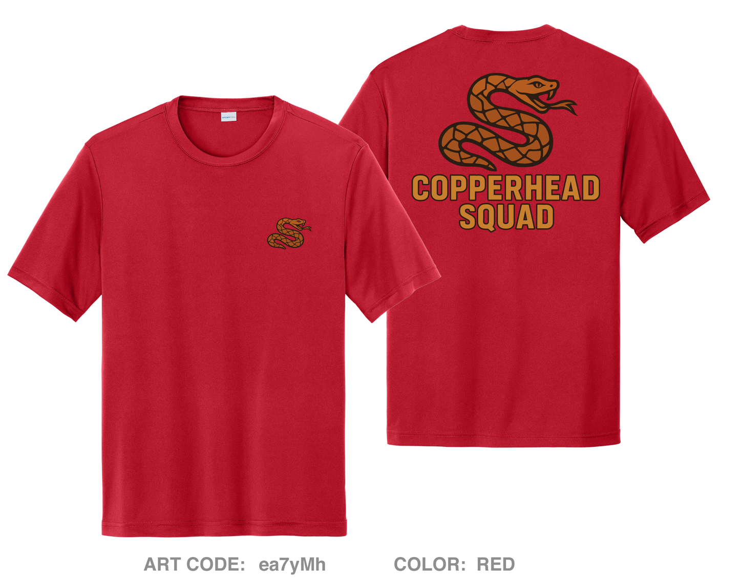Copperhead squad Hi-Tech Performance Unisex SS Tee - ea7yMh