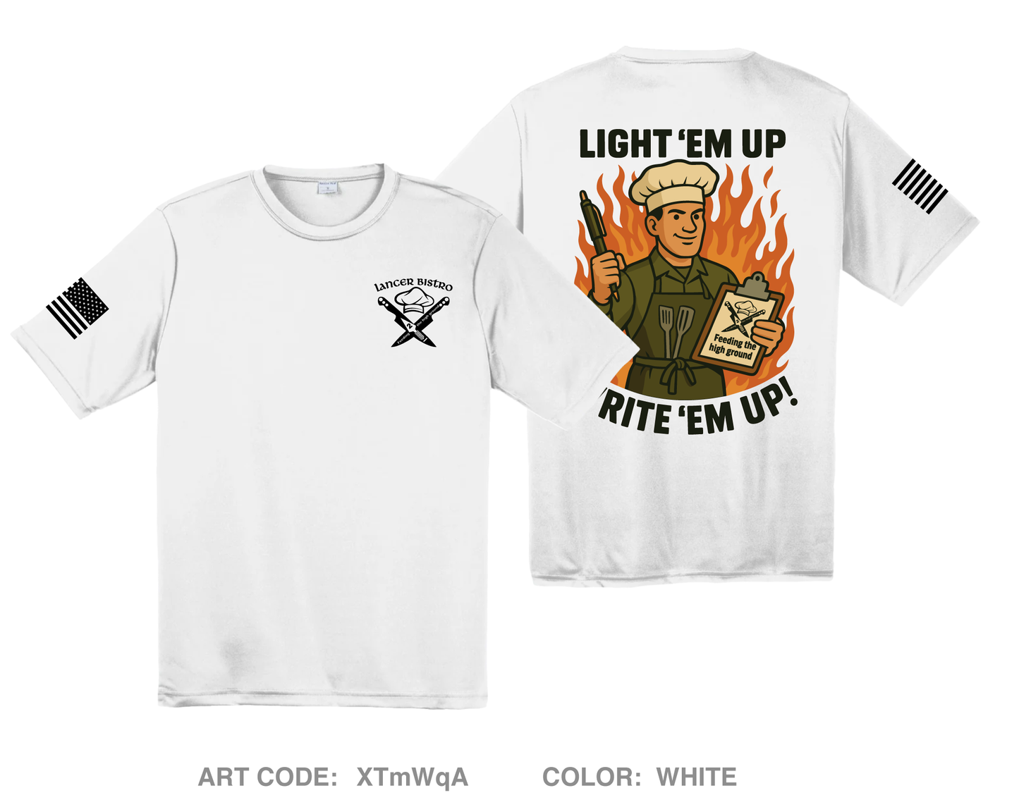 Lancer Bistro Hi-Tech Performance Unisex SS Tee - XTmWqA