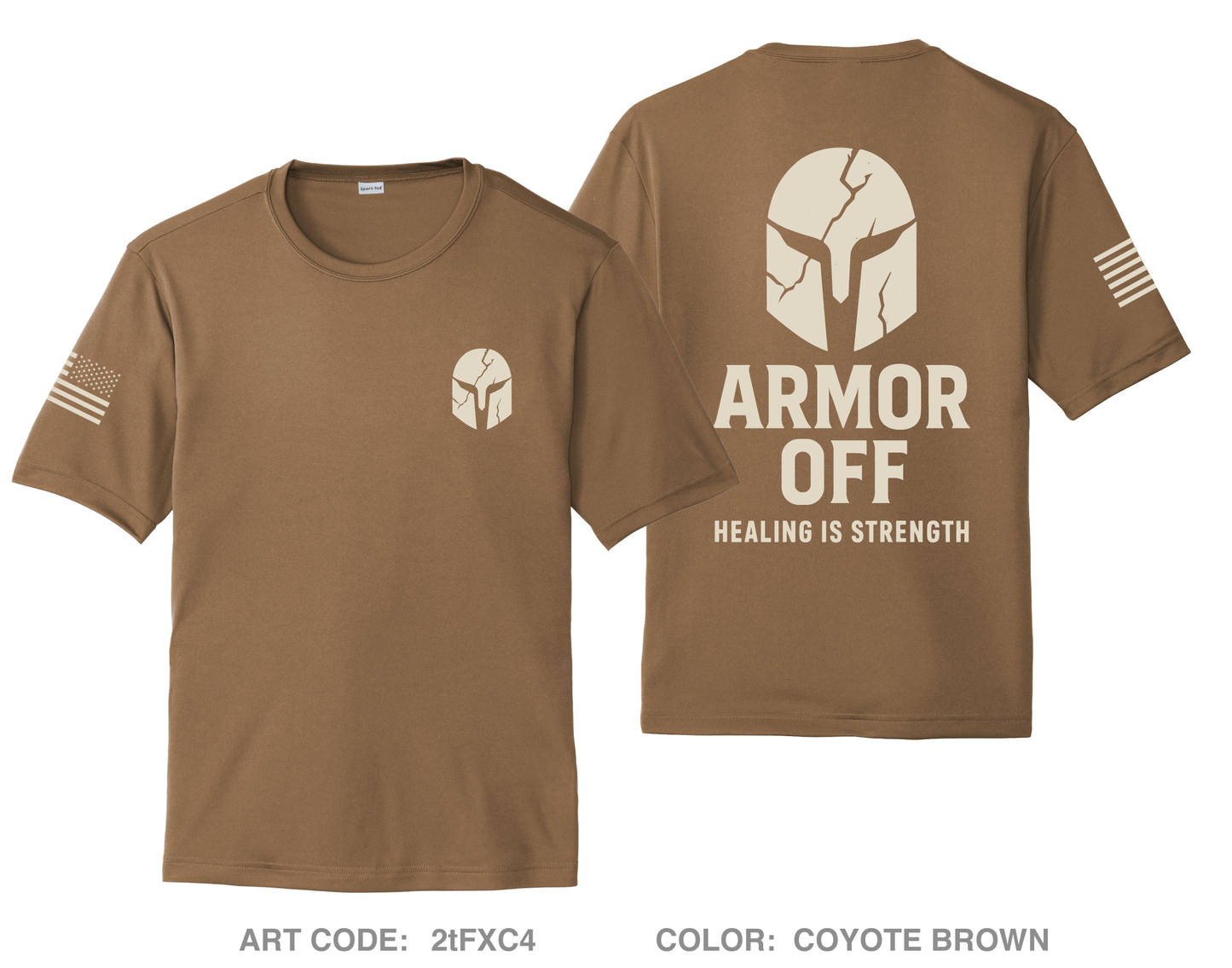 Armor Off Hi-Tech Performance Unisex SS Tee - 2tFXC4