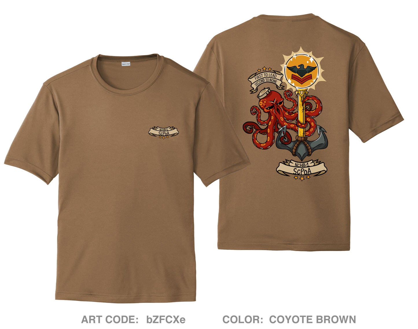 NCHB-1 SCPOA Hi-Tech Performance Unisex SS Tee - bZFCXe
