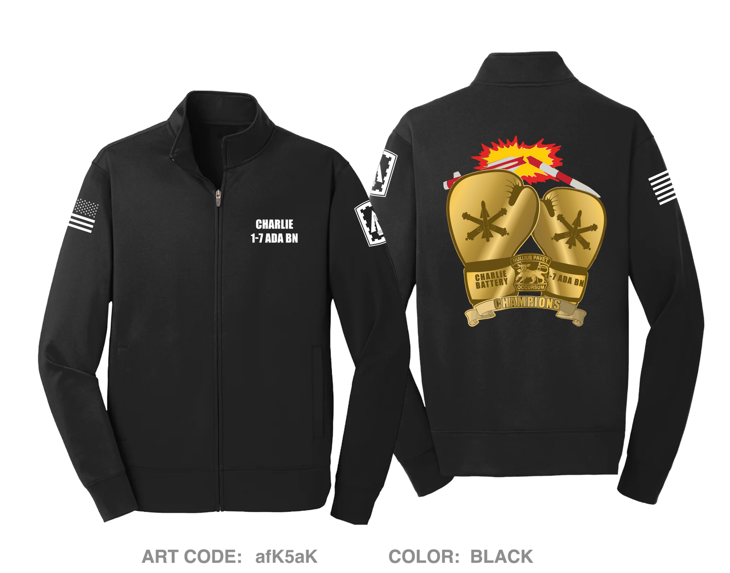 Charlie BTRY, 1-7 ADA Hi-Tech Performance Full-Zip Fleece Jacket - afK5aK