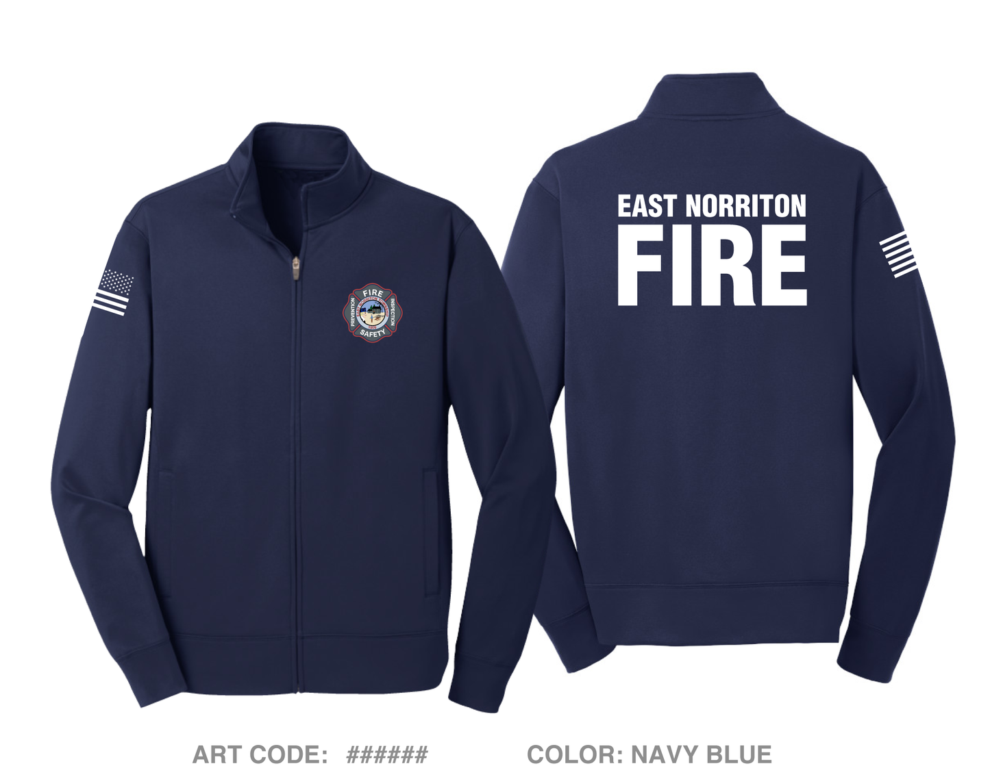 East Norriton Township Hi-Tech Performance Full-Zip Fleece Jacket - qTGZE7