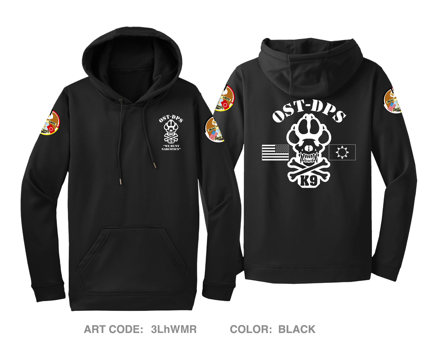 OST-DPS K-9 Unit Hi-Tech Performance Hoodie - 3LhWMR