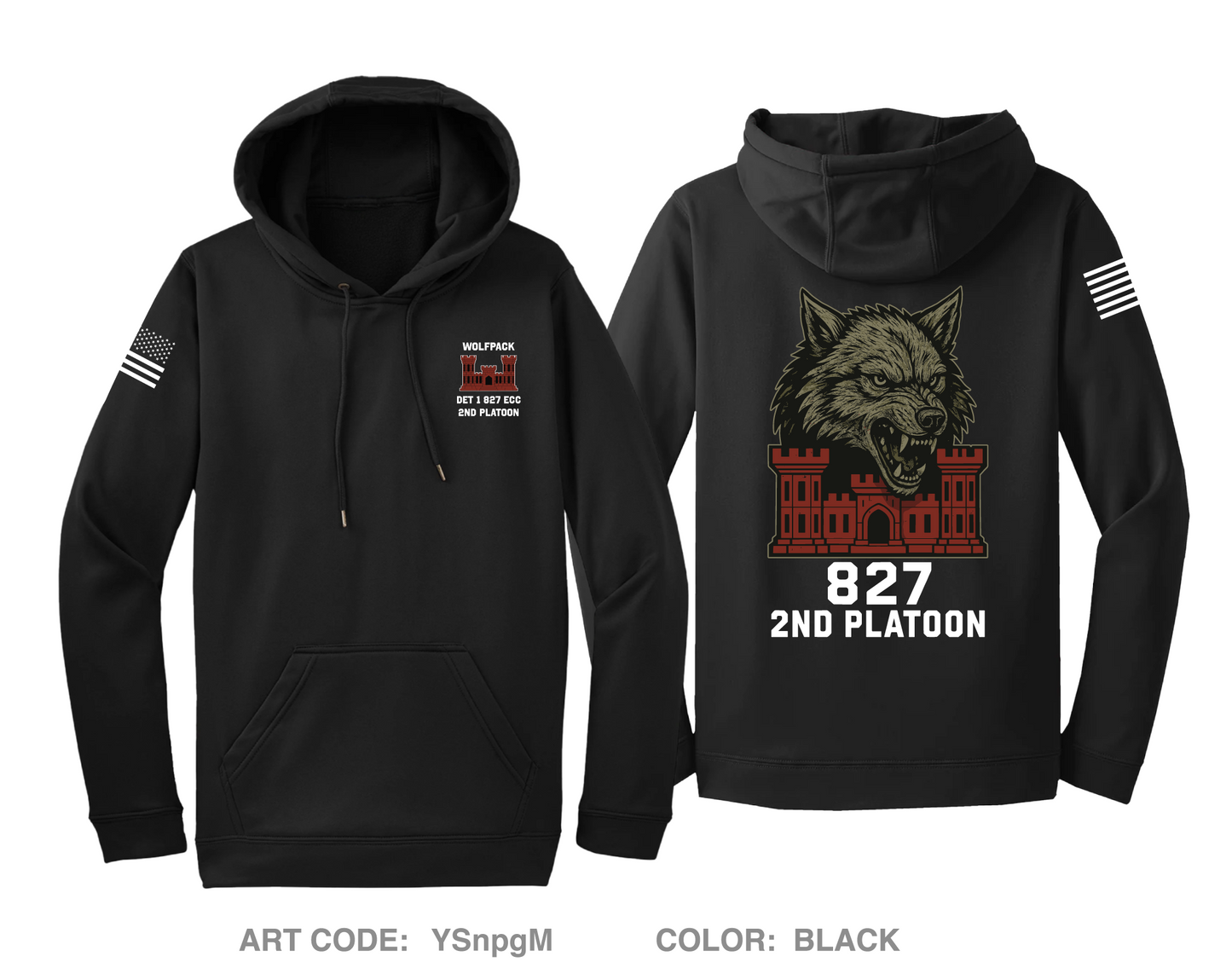 Det 1 827 ECC Hi-Tech Performance Hoodie - YSnpgM