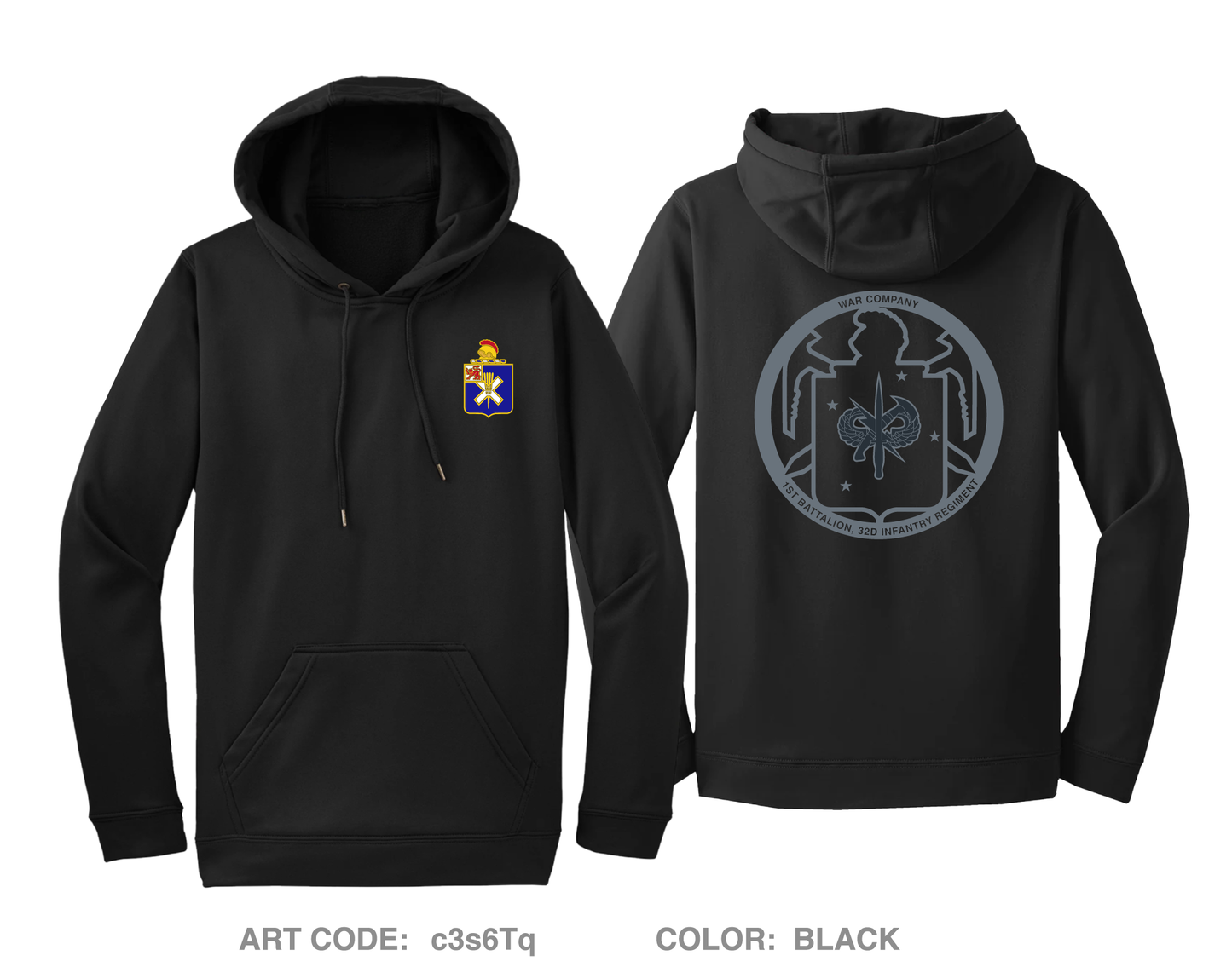 War Company Hi-Tech Performance Hoodie - c3s6Tq