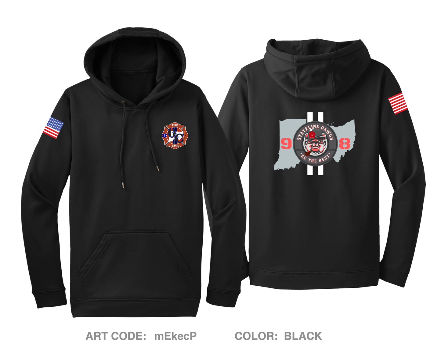 Union City Fire Hi-Tech Performance Hoodie - mEkecP