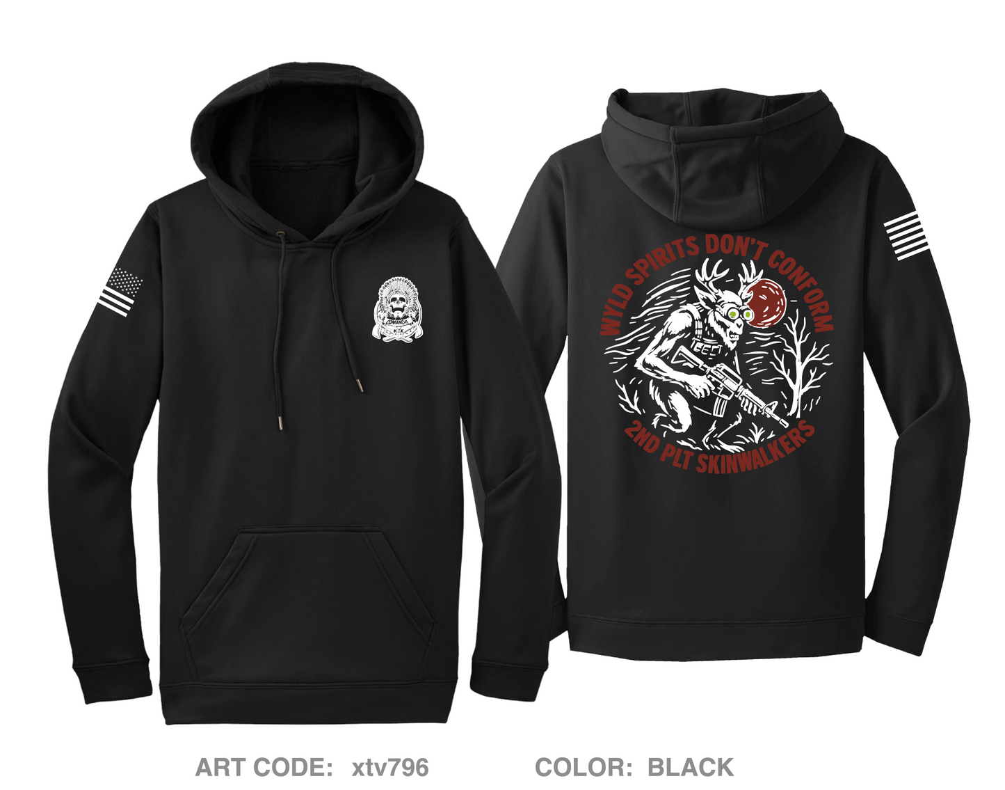 Comanche Company, 1-12 IN Hi-Tech Performance Hoodie - xtv796