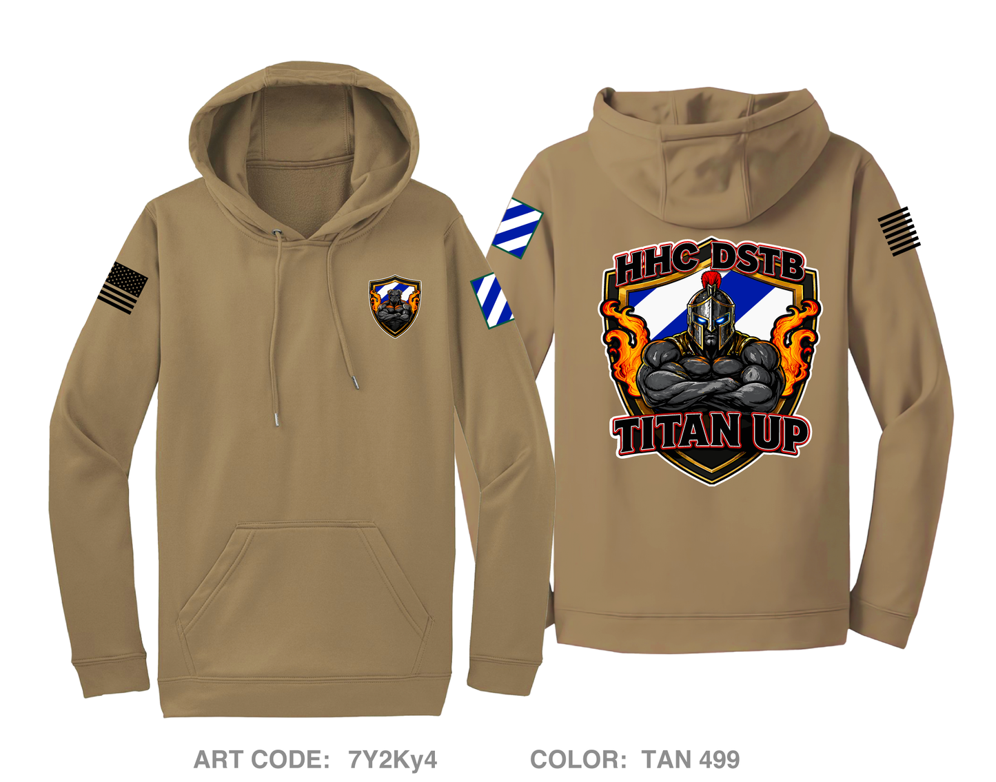HHC, DSTB, 3DSB Hi-Tech Performance Hoodie - 7Y2Ky4