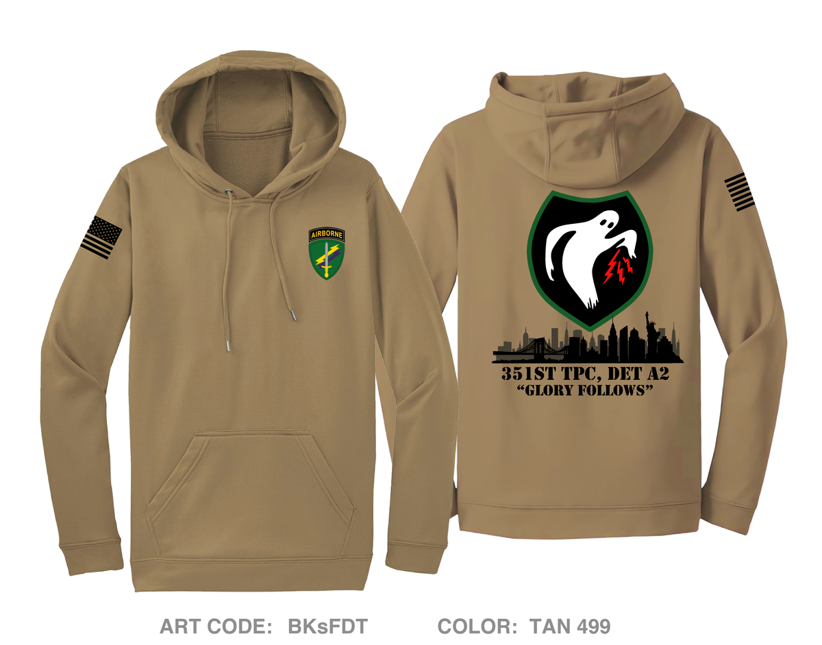 351 Tactical Psyop Company, 2nd Detachment Hi-Tech Performance Hoodie - BKsFDT