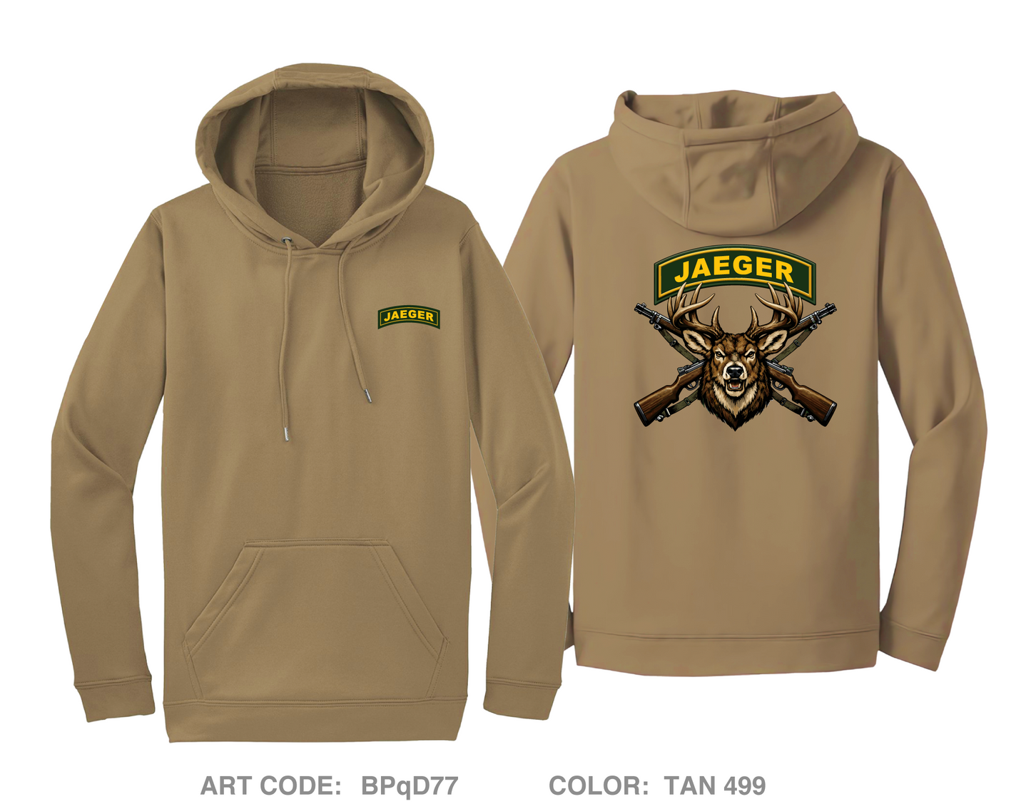 3rd Plt Bull Troop Hi-Tech Performance Hoodie - BPqD77