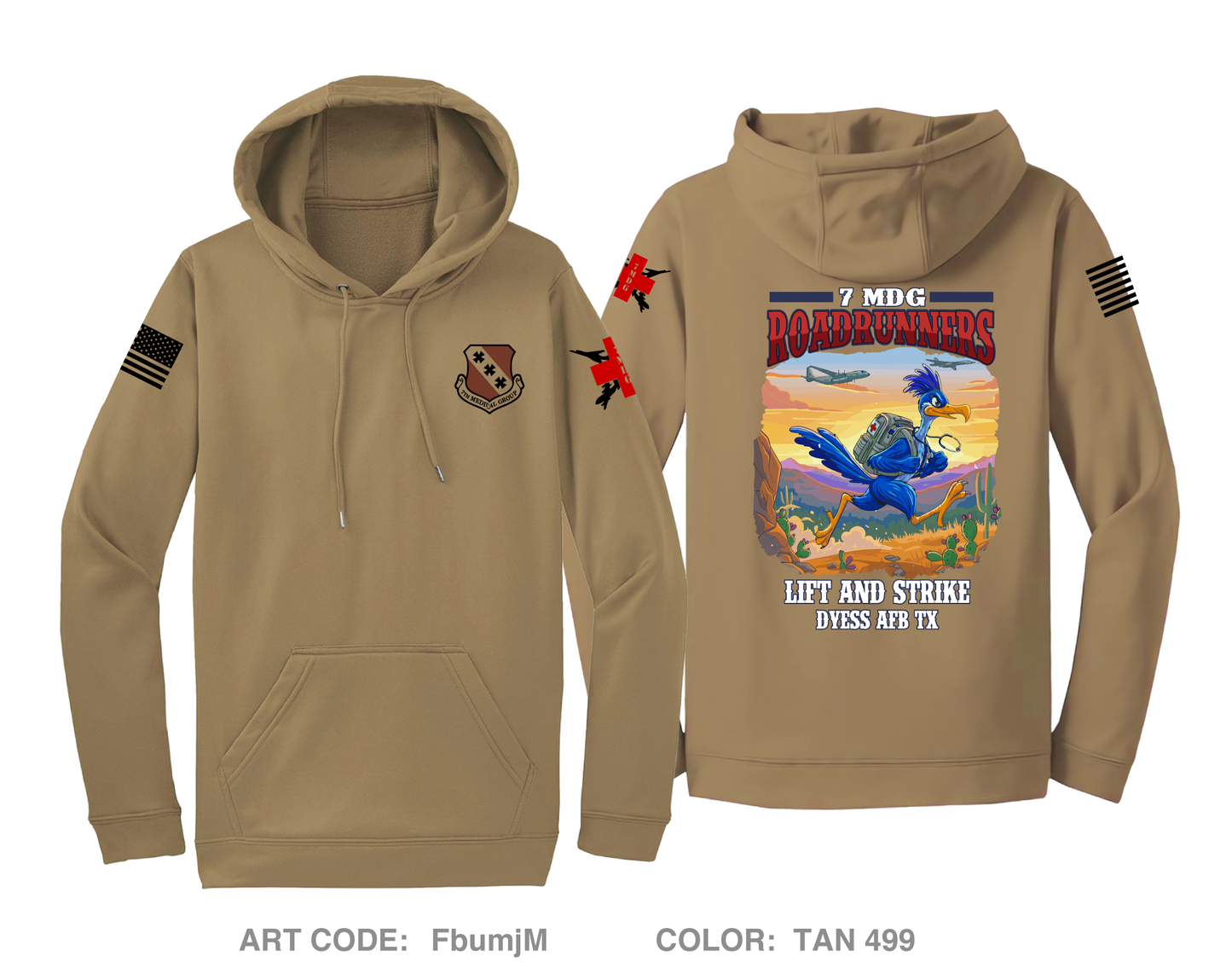 7 MDG Roadrunners Fundraising Collection Hi-Tech Performance Hoodie - FbumjM