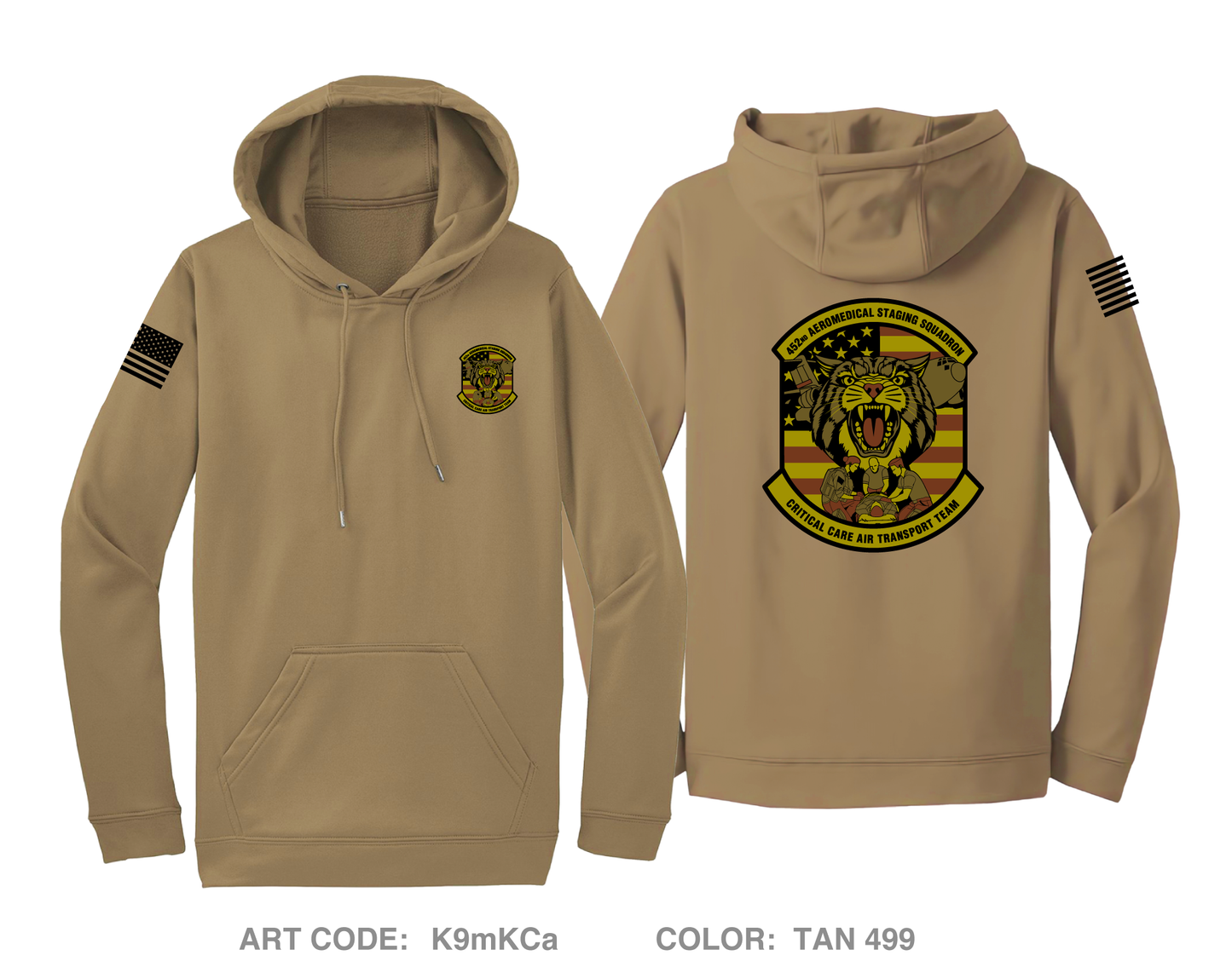 452nd CCATT Hi-Tech Performance Hoodie - K9mKCa