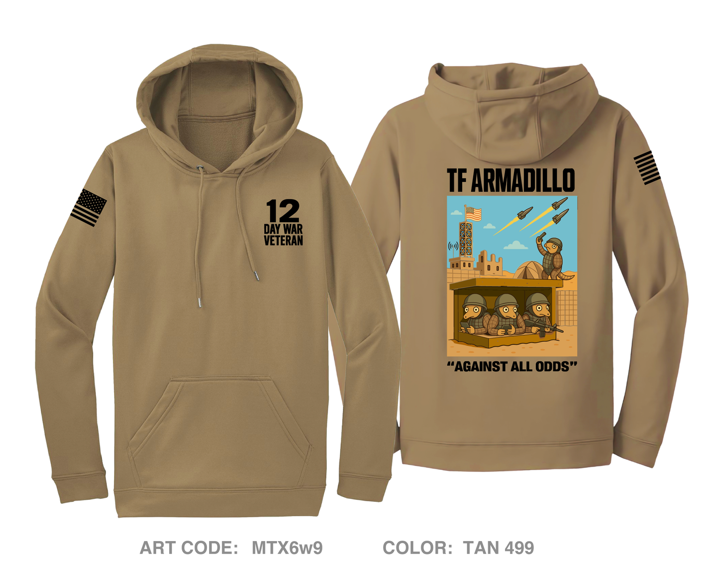 TF ARMADILLO Hi-Tech Performance Hoodie - MTX6w9