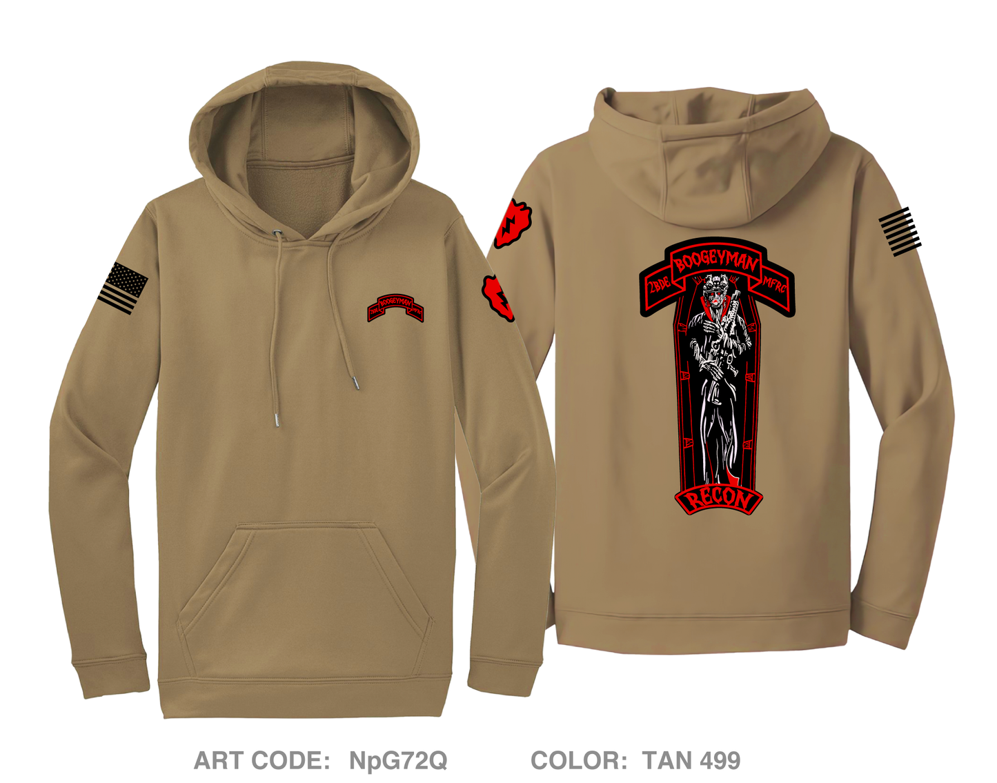 Shadow Platoon Recon MFRC Hi-Tech Performance Hoodie - NpG72Q