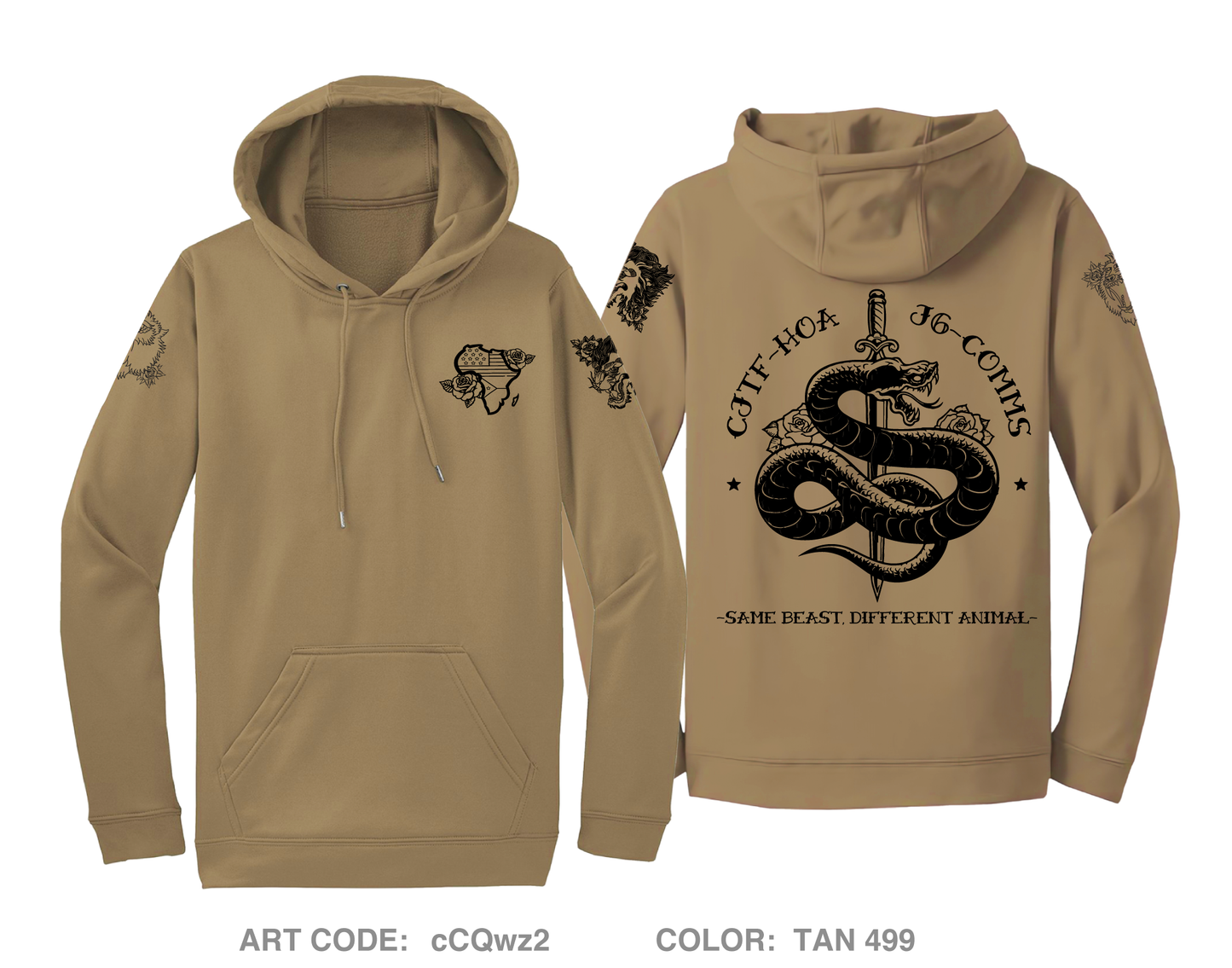 CJTF-HOA CJ-6 Hi-Tech Performance Hoodie - cCQwz2
