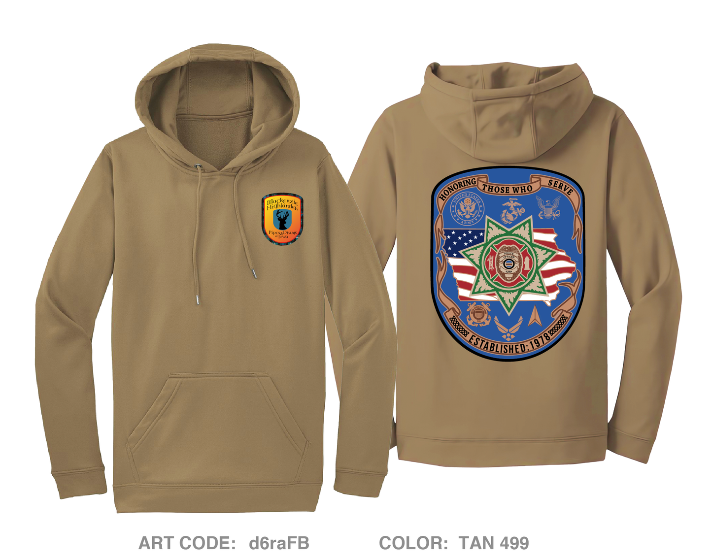 Mackenzie Highlanders Fundraising Collection Hi-Tech Performance Hoodie - d6raFB