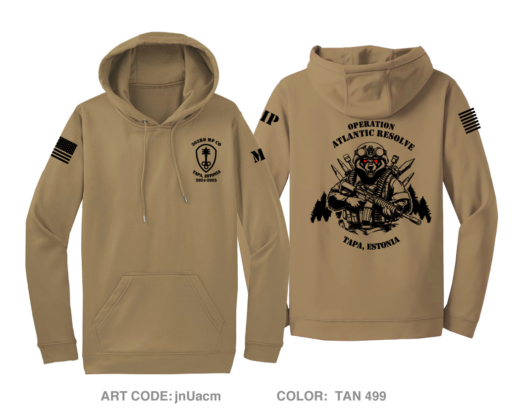 303RD MP CO Hi-Tech Performance Hoodie - jnUacm