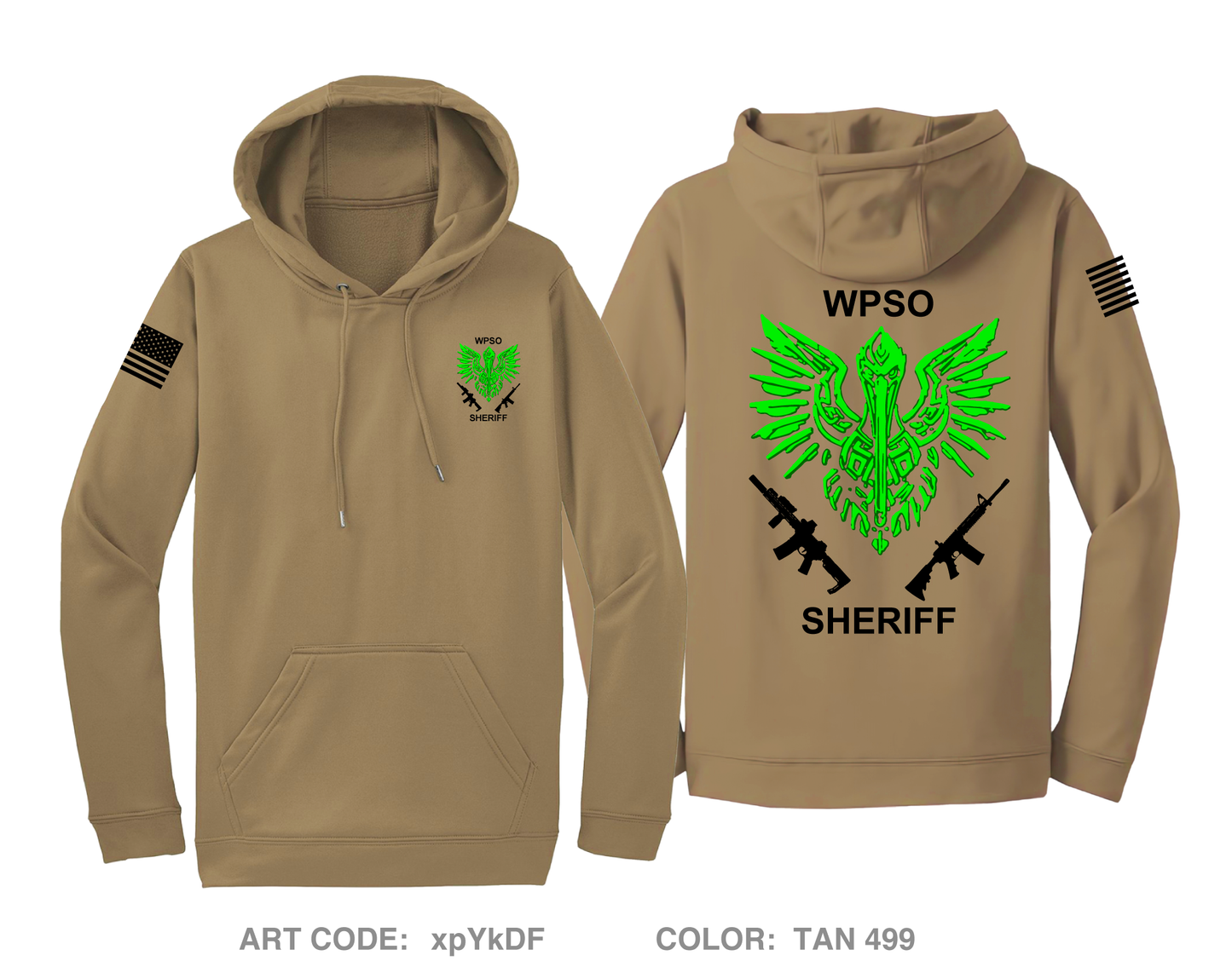 Washington Parish Sheriff’s Office Hi-Tech Performance Hoodie - xpYkDF