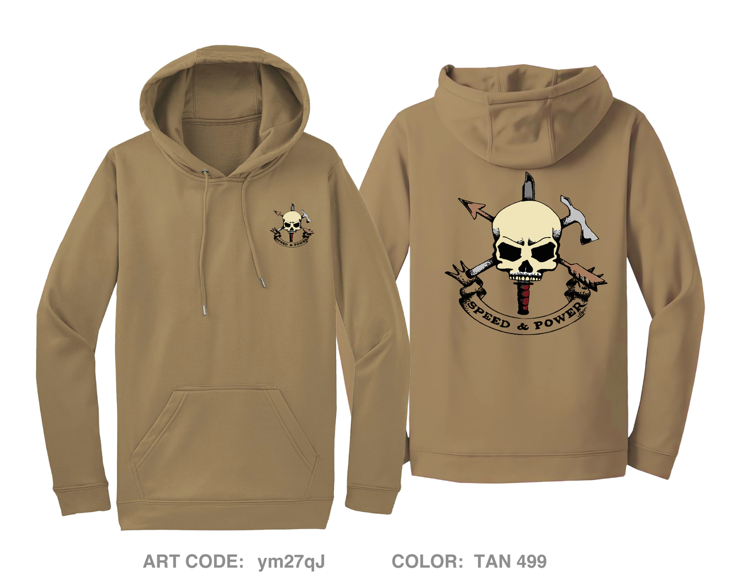 Speed and Power Hi-Tech Performance Hoodie - ym27qJ