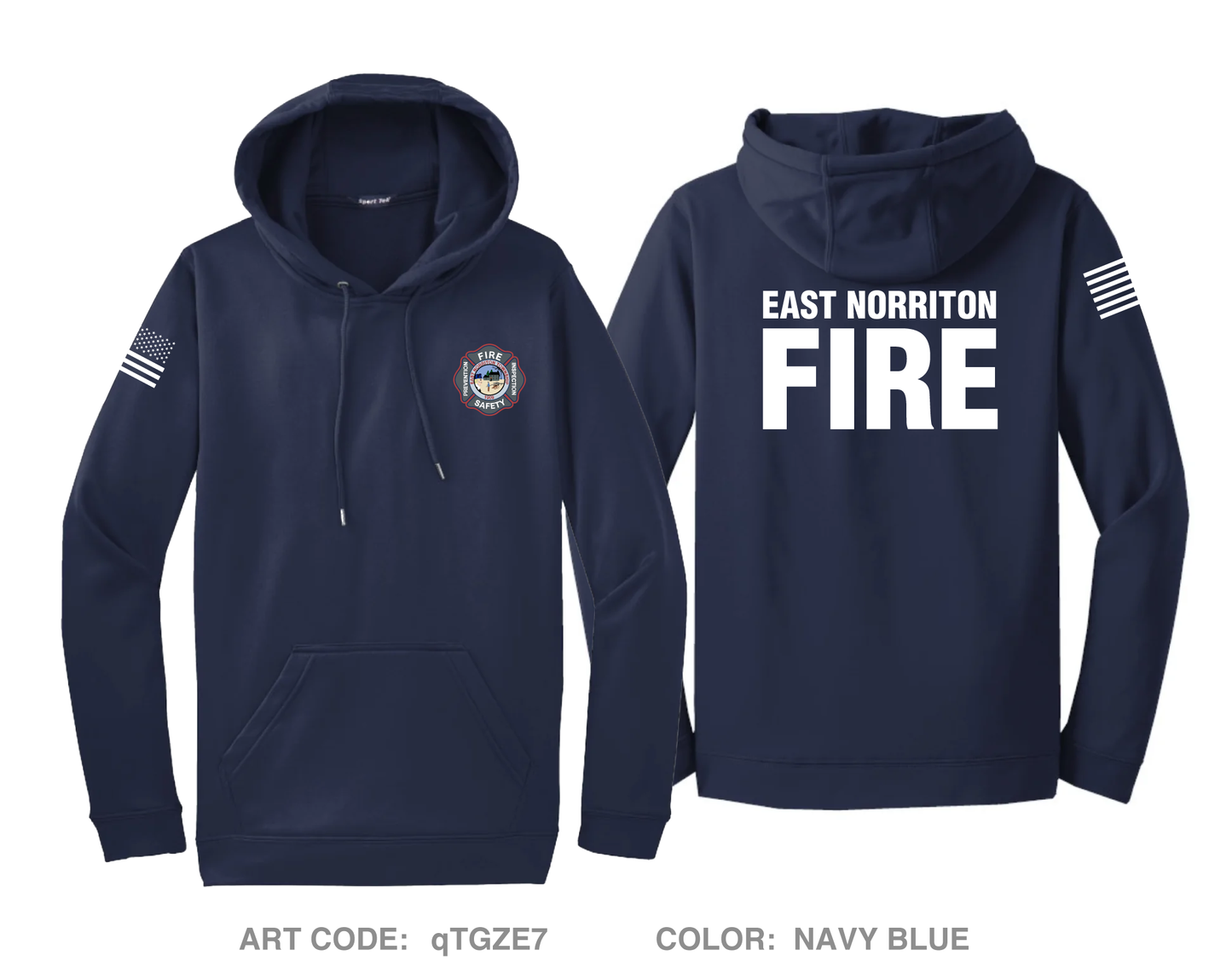 East Norriton Township Hi-Tech Performance Hoodie - qTGZE7