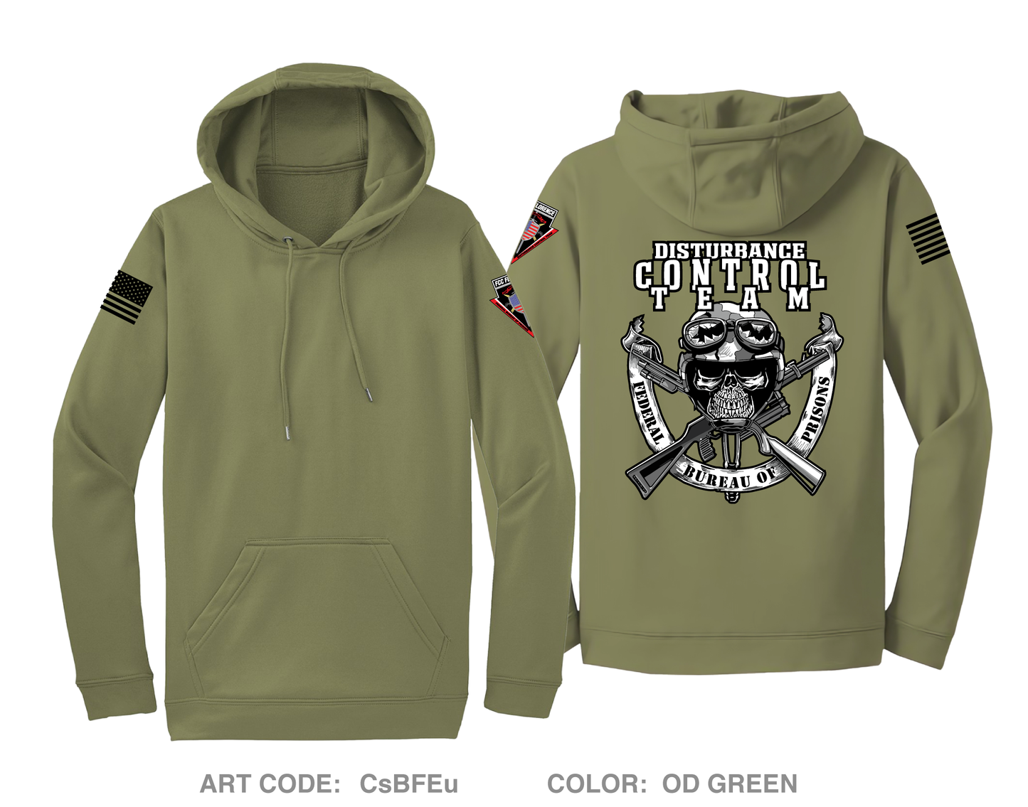 FCC Florence Disturbance Control Team Hi-Tech Performance Hoodie - CsBFEu