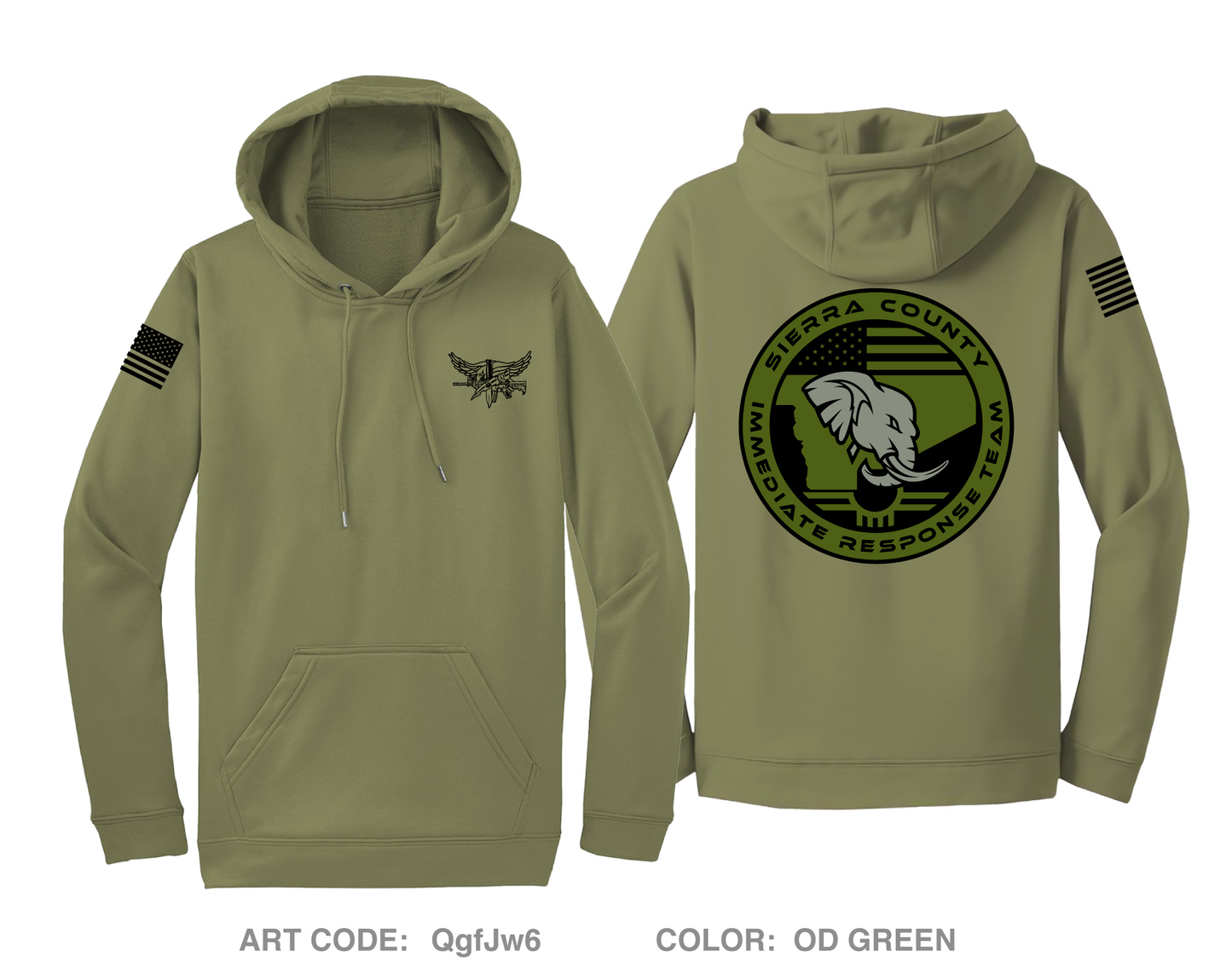 Sierra County IRT Hi-Tech Performance Hoodie - QgfJw6