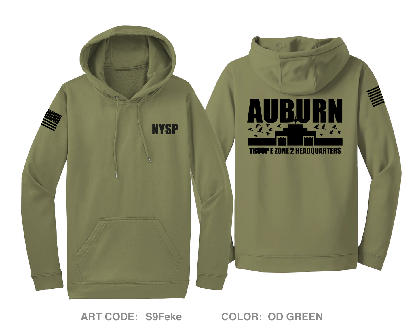 NYSP Auburn Hi-Tech Performance Hoodie - S9Feke