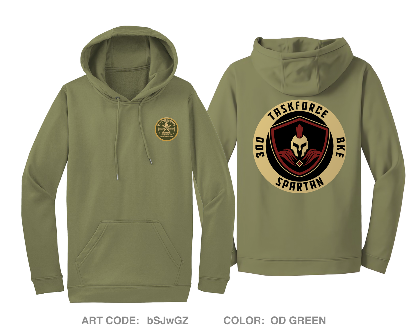 TF Spartan- B Co Hi-Tech Performance Hoodie - bSJwGZ