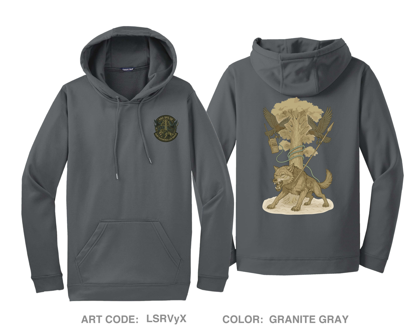 49th SFS Hi-Tech Performance Hoodie - LSRVyX
