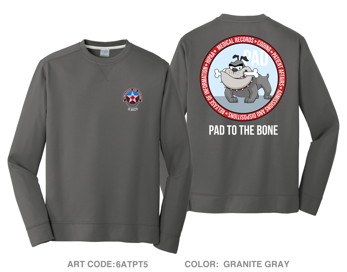 General Leonard Wood Army Community Hospital Core Men's Crewneck Performance Sweatshirt - 6ATPT5
