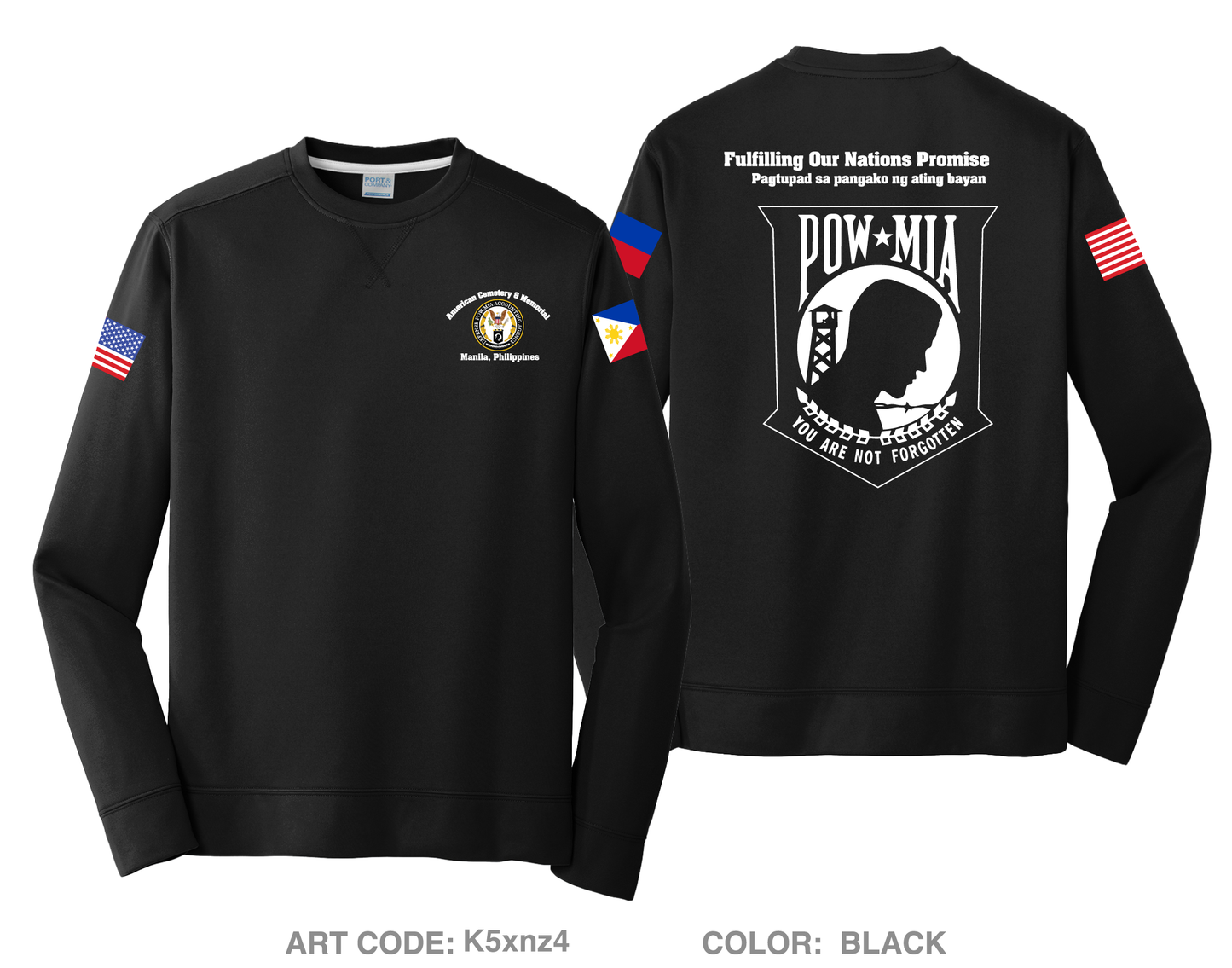 DPAA Store 1 HI-Tech Performance Crewneck Sweatshirt - K5xnz4