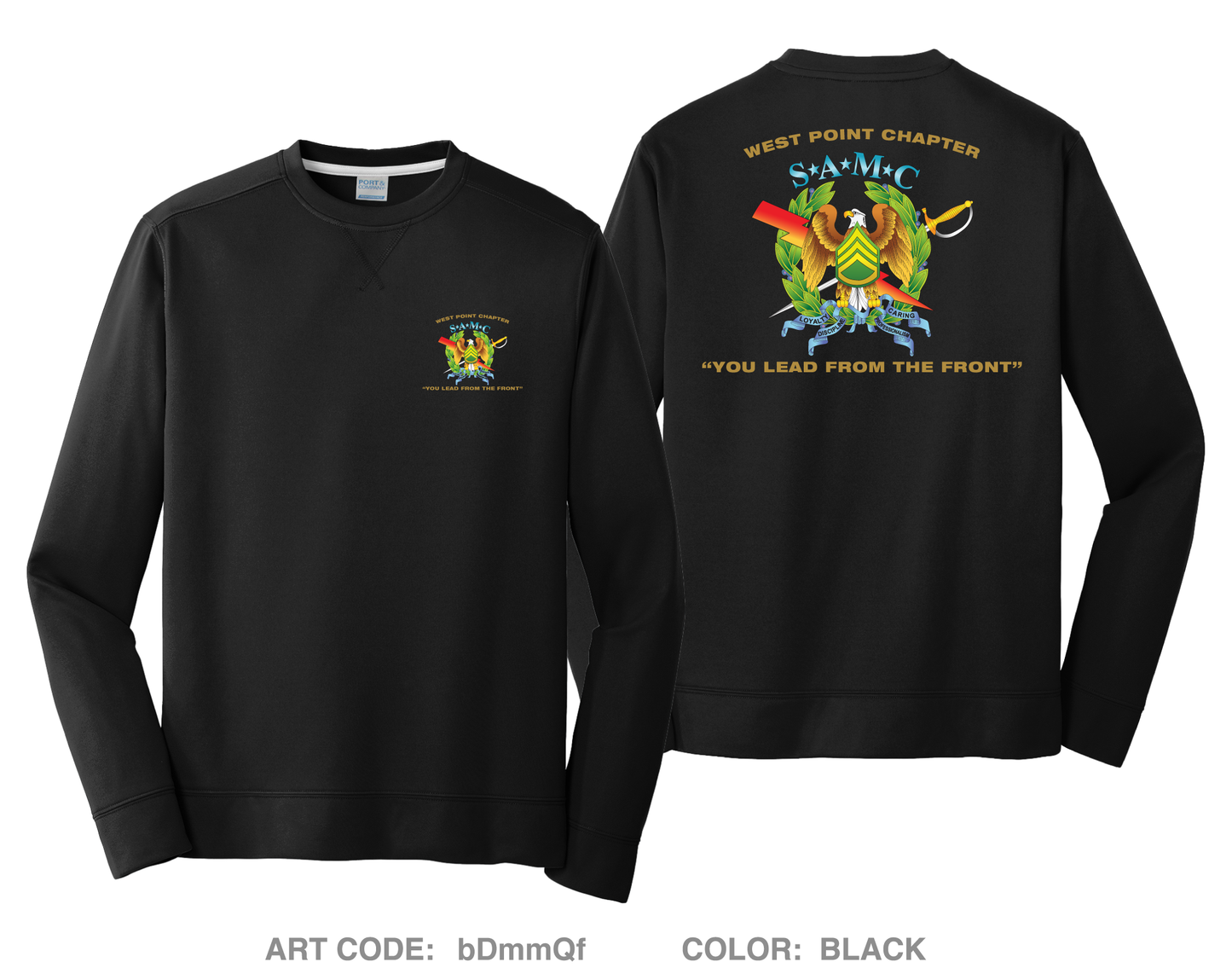 West Point SAMC HI-Tech Performance Crewneck Sweatshirt - bDmmQf