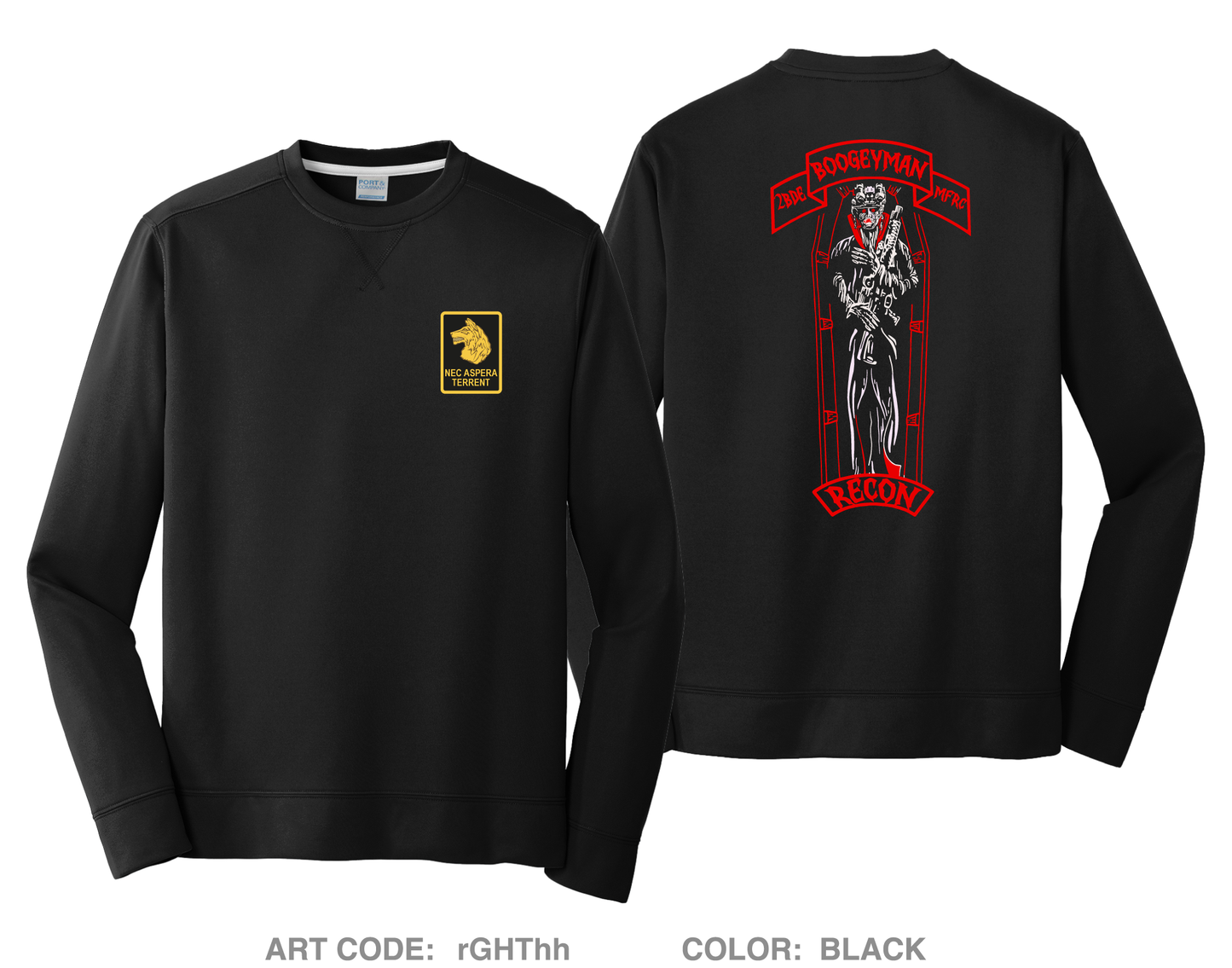 Shadow Platoon Recon MFRC HI-Tech Performance Crewneck Sweatshirt - rGHThh