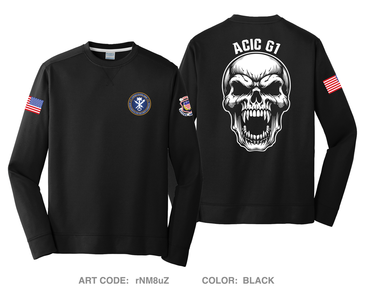 ACIC G1 HI-Tech Performance Crewneck Sweatshirt - rNM8uZ