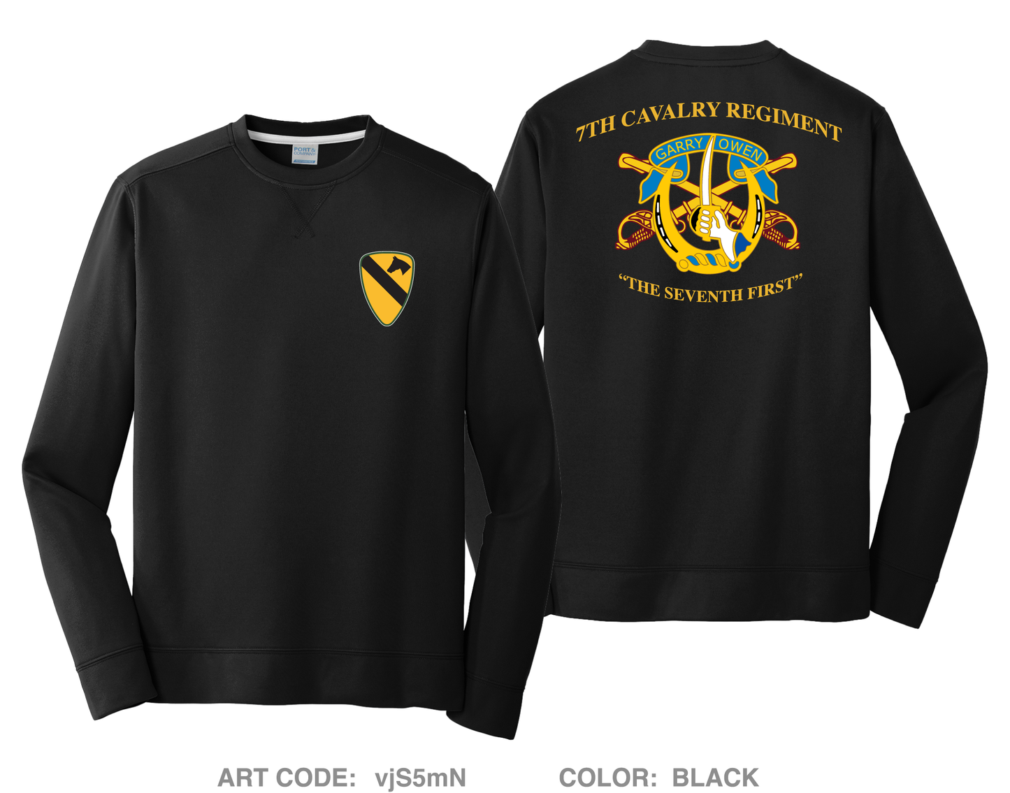 2-7 CAV HI-Tech Performance Crewneck Sweatshirt - vjS5mN