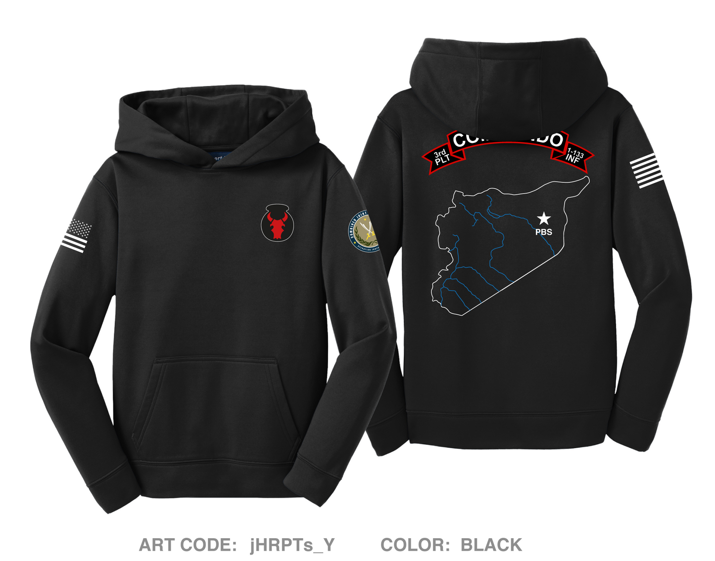 1-133 CCO Hi-Tech Performance Unisex Youth hoodie- jHRPTs