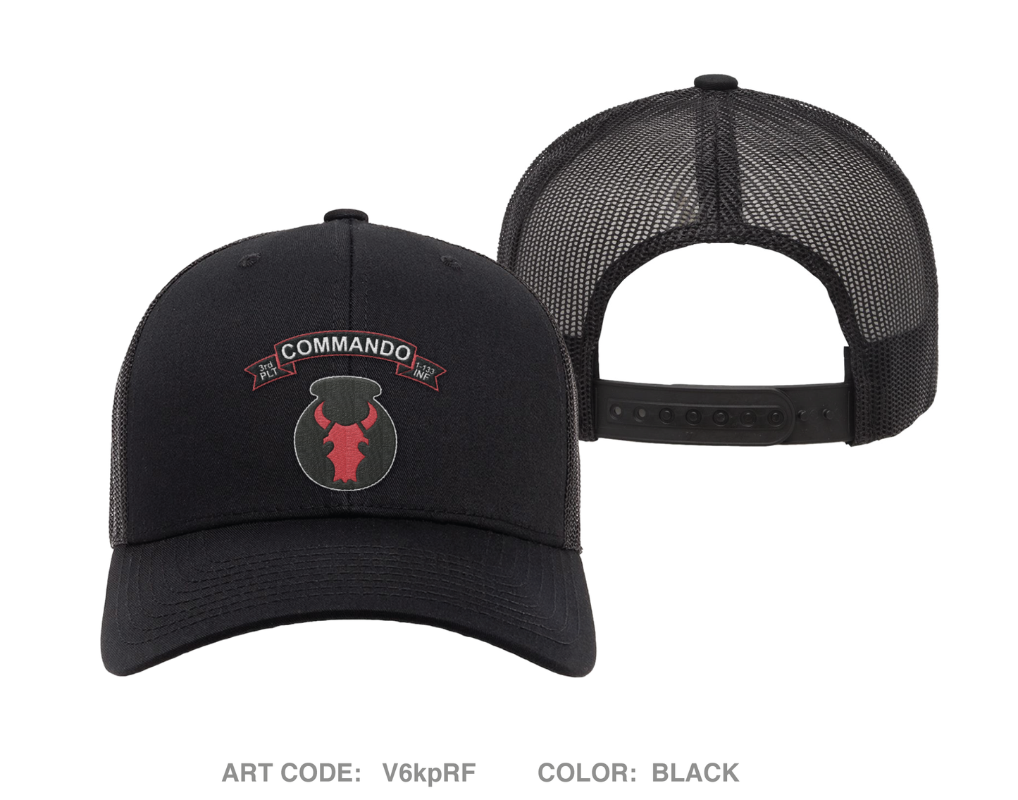 1-133 CCO Embroidered Snapback Trucker Cap - V6kpRF