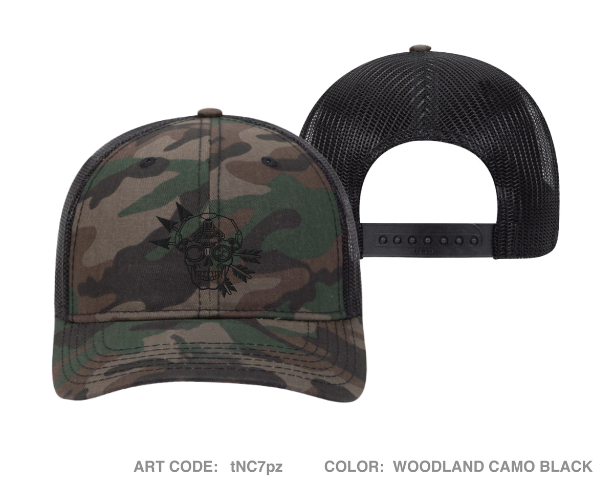 Trench Line Gear Embroidered Snapback Trucker Cap - tNC7pz