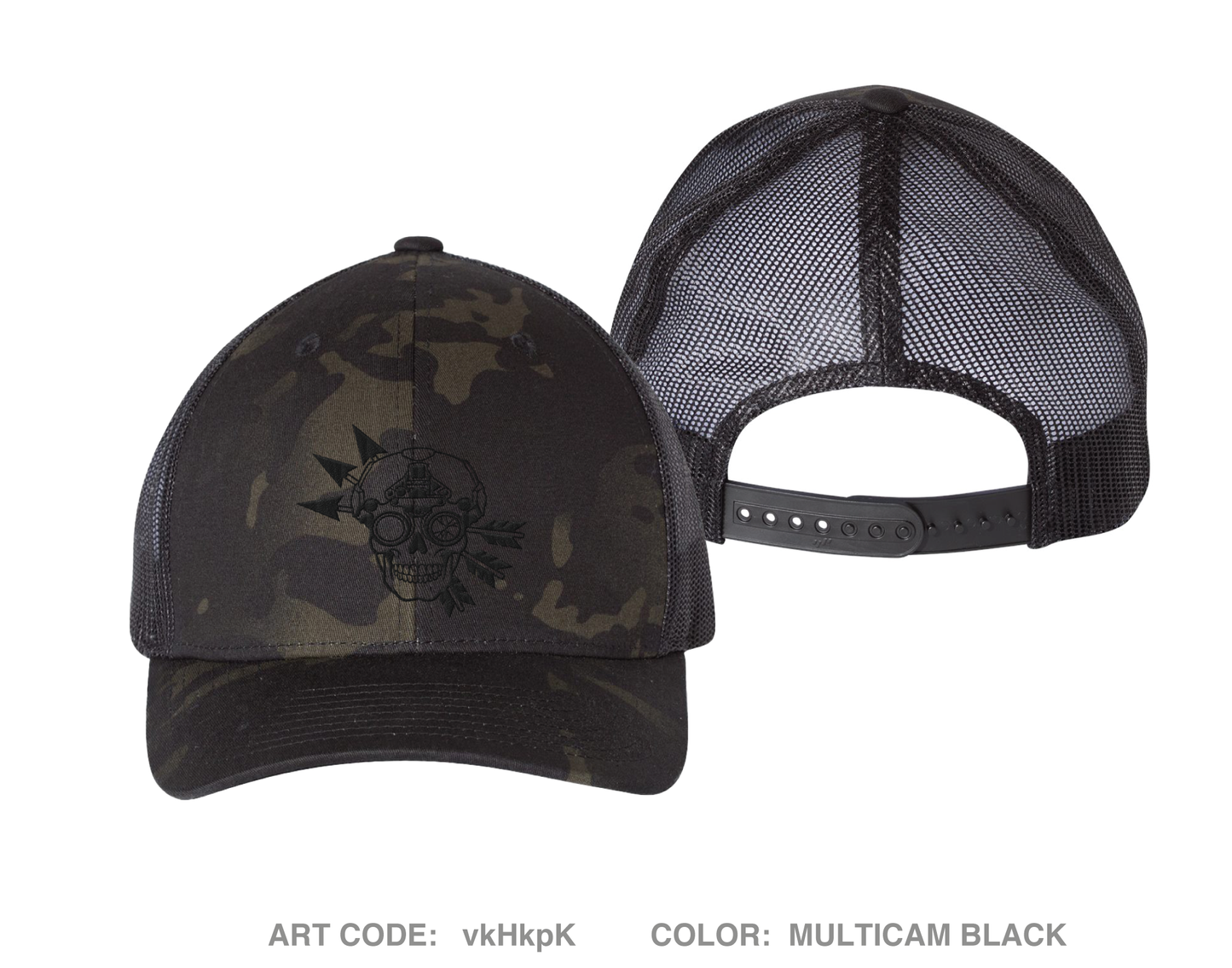 Trench Line Gear Embroidered Snapback Trucker Cap - vkHkpK