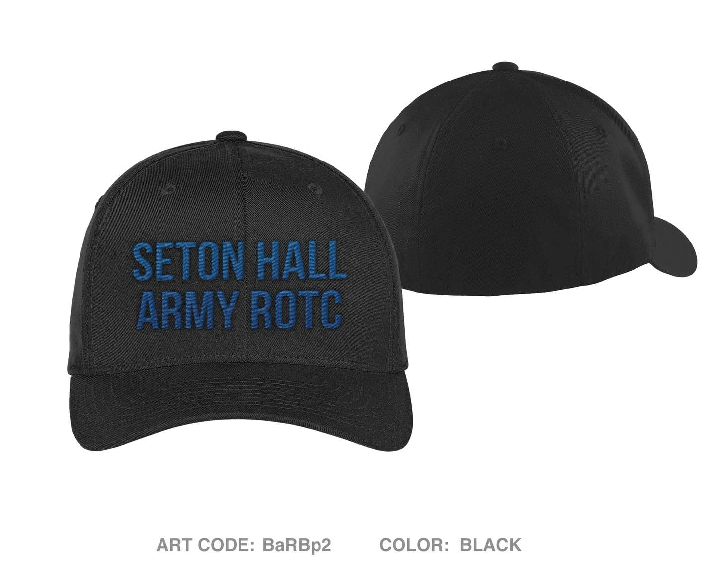 Seton Hall ROTC Embroidered Flexfit Cap - BaRBp2