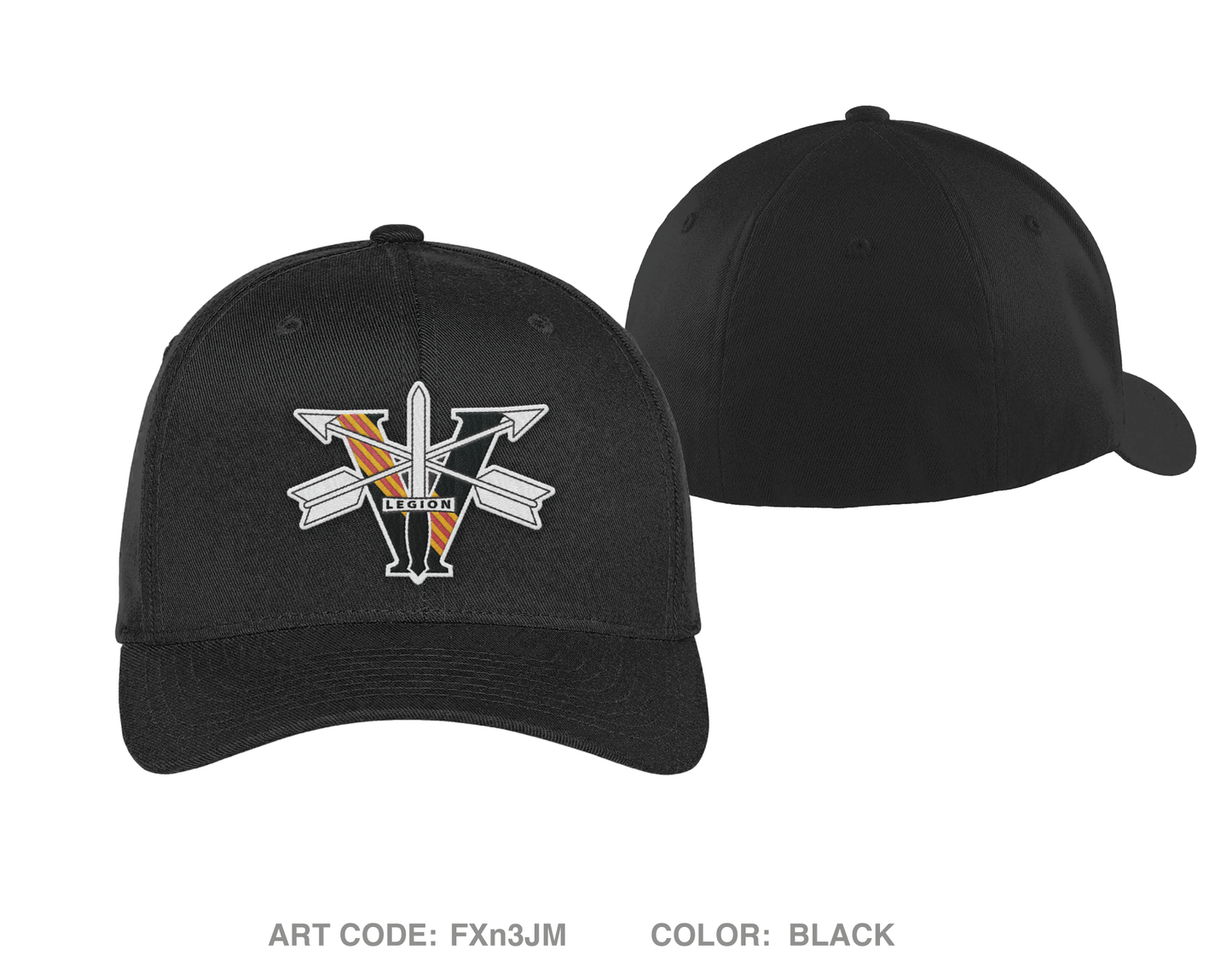 Alpha Company, Group Support Battalion, 5th Special Forces Group (Airborne) Embroidered Flexfit Cap - FXn3JM