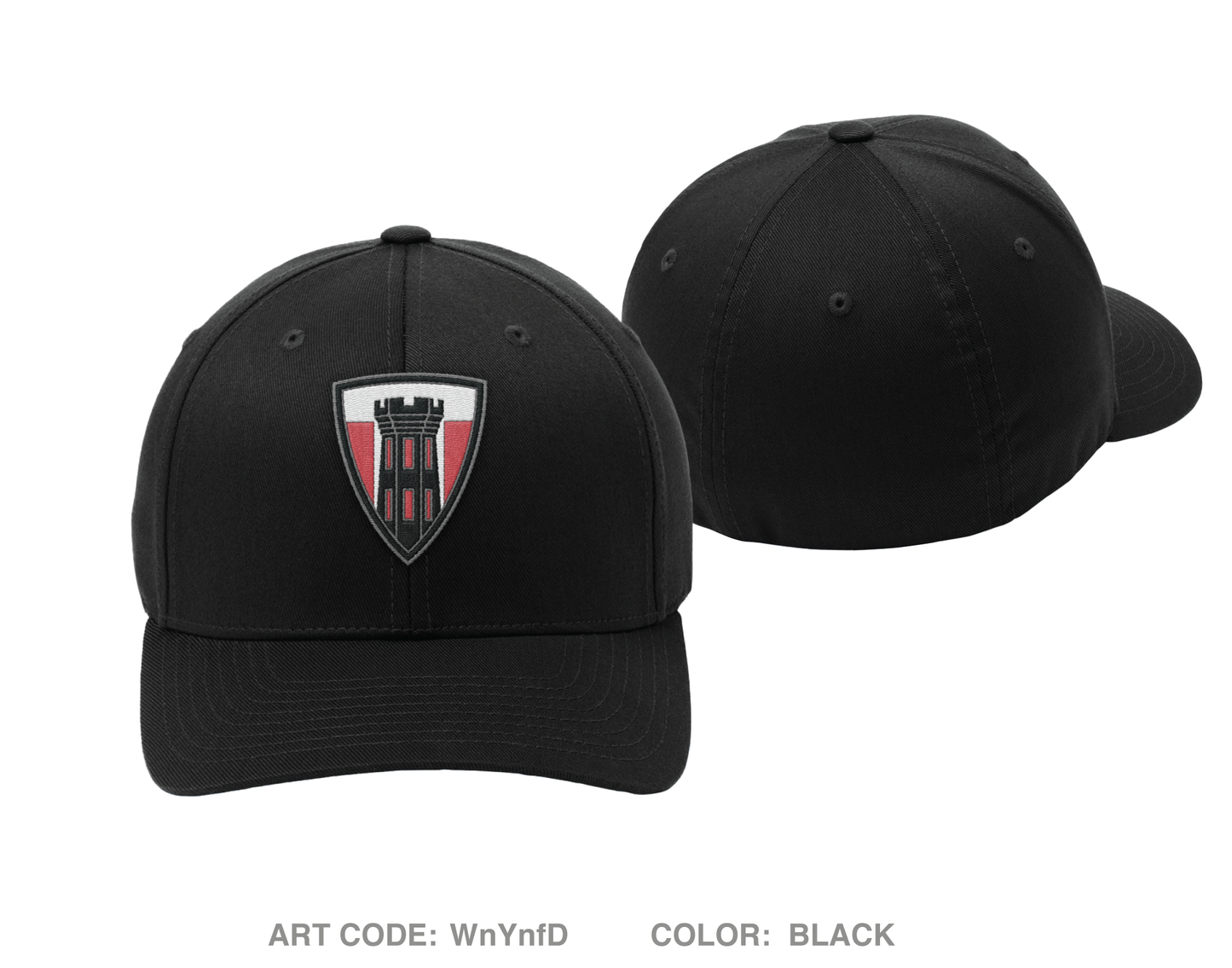 386 Engineer Battalion Embroidered Flexfit Cap - WnYnfD