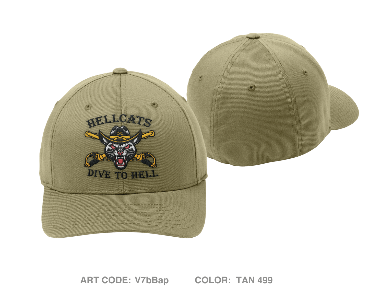 HHT/1-113 CAV Fundraising Collection Embroidered Flexfit Cap - V7bBap