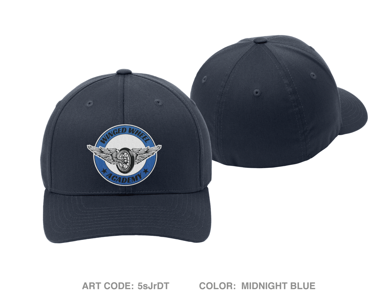Winged wheel academy Embroidered Flexfit Cap - 5sJrDT