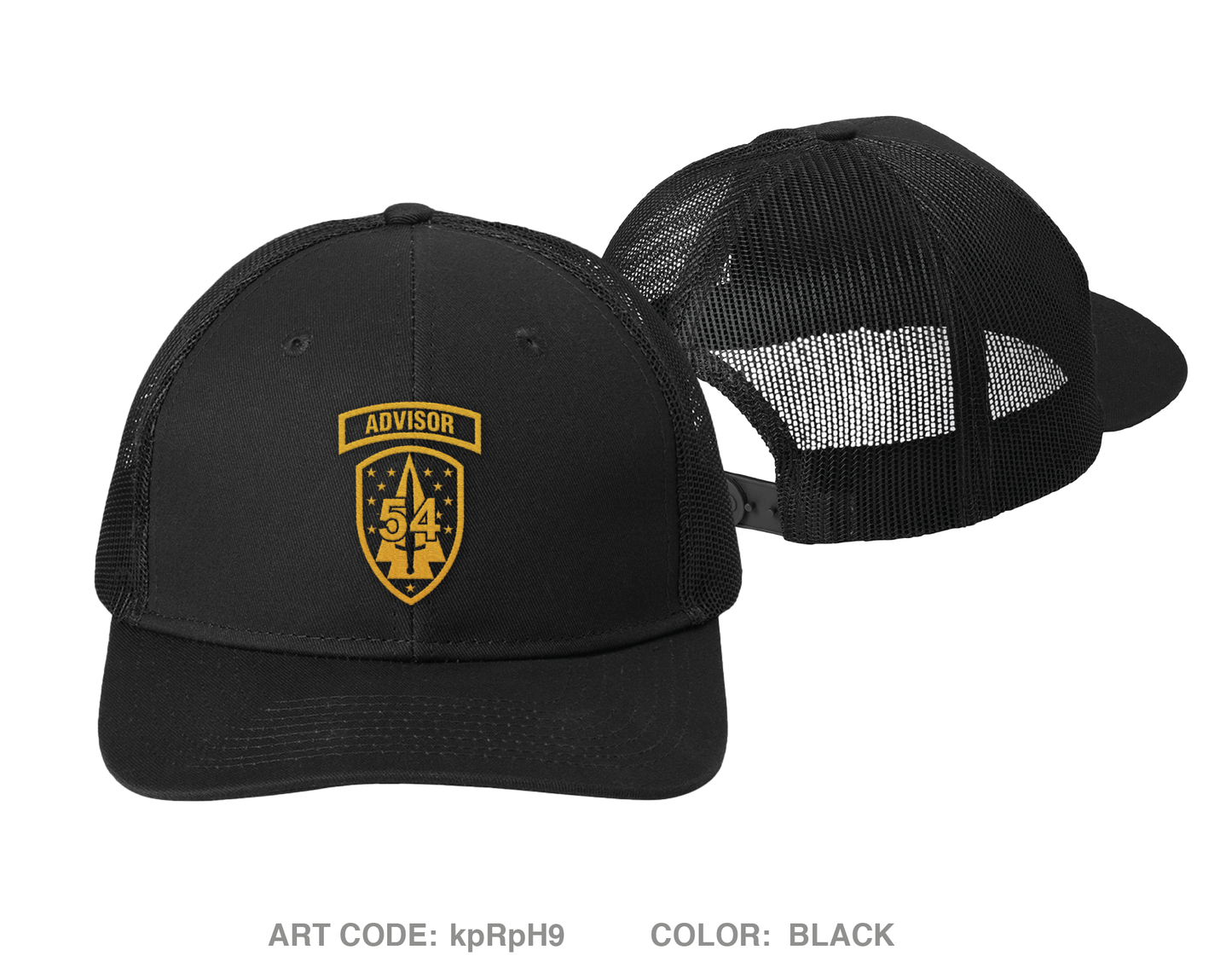 5th BN, 54th SFAB Embroidered Snapback Trucker Cap - kpRpH9