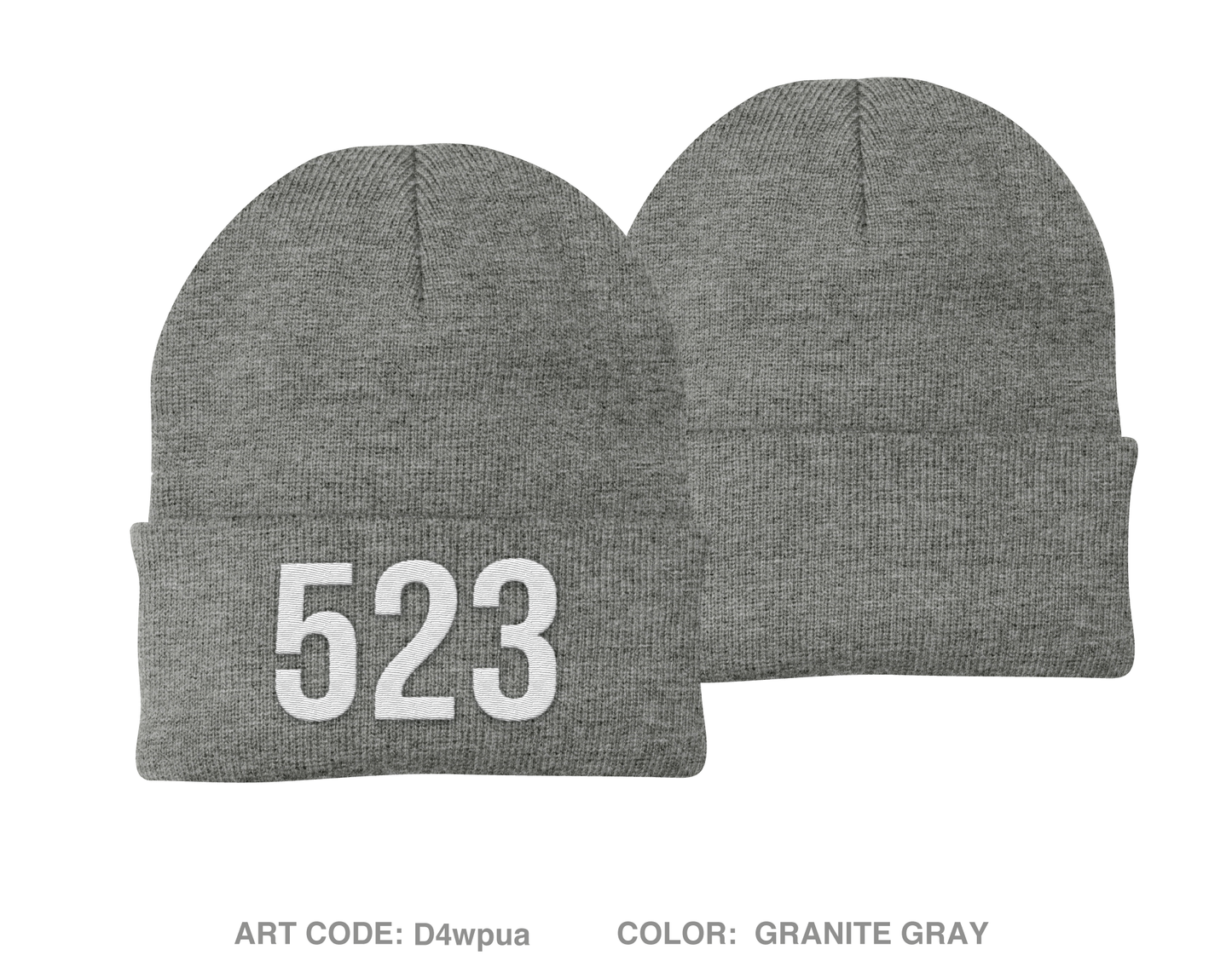 523rd ESC Embroidered Knit Beanie - D4wpua