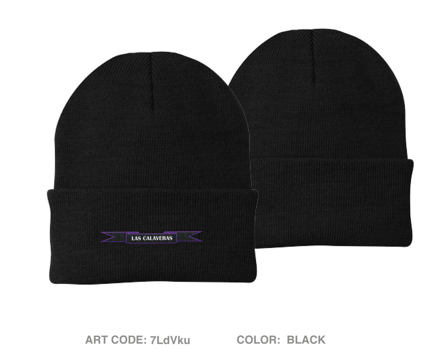 D Co 98th CA BN (SO) (A) Embroidered Knit Beanie - 7LdVku