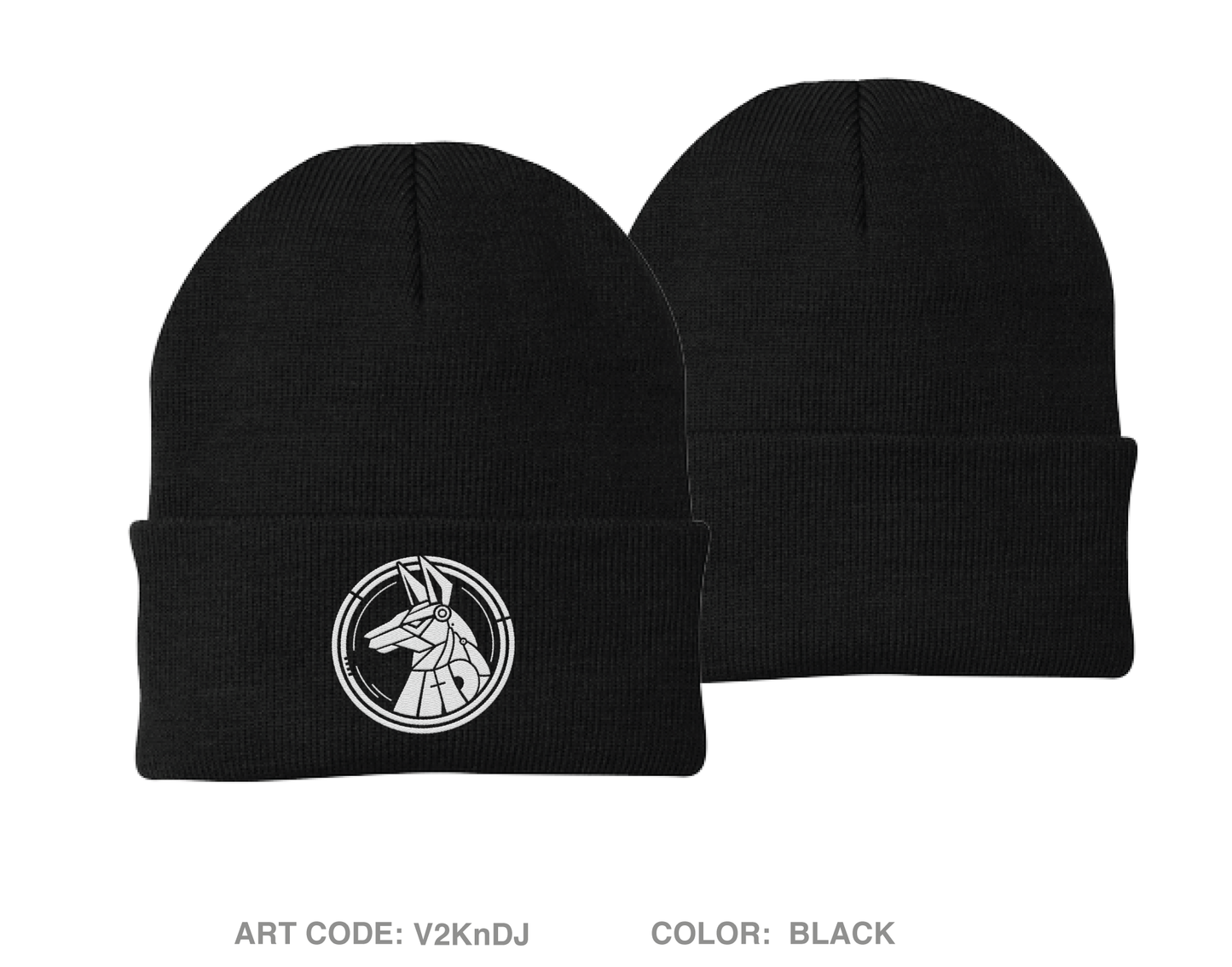 Llamaworks Embroidered Knit Beanie - V2KnDJ