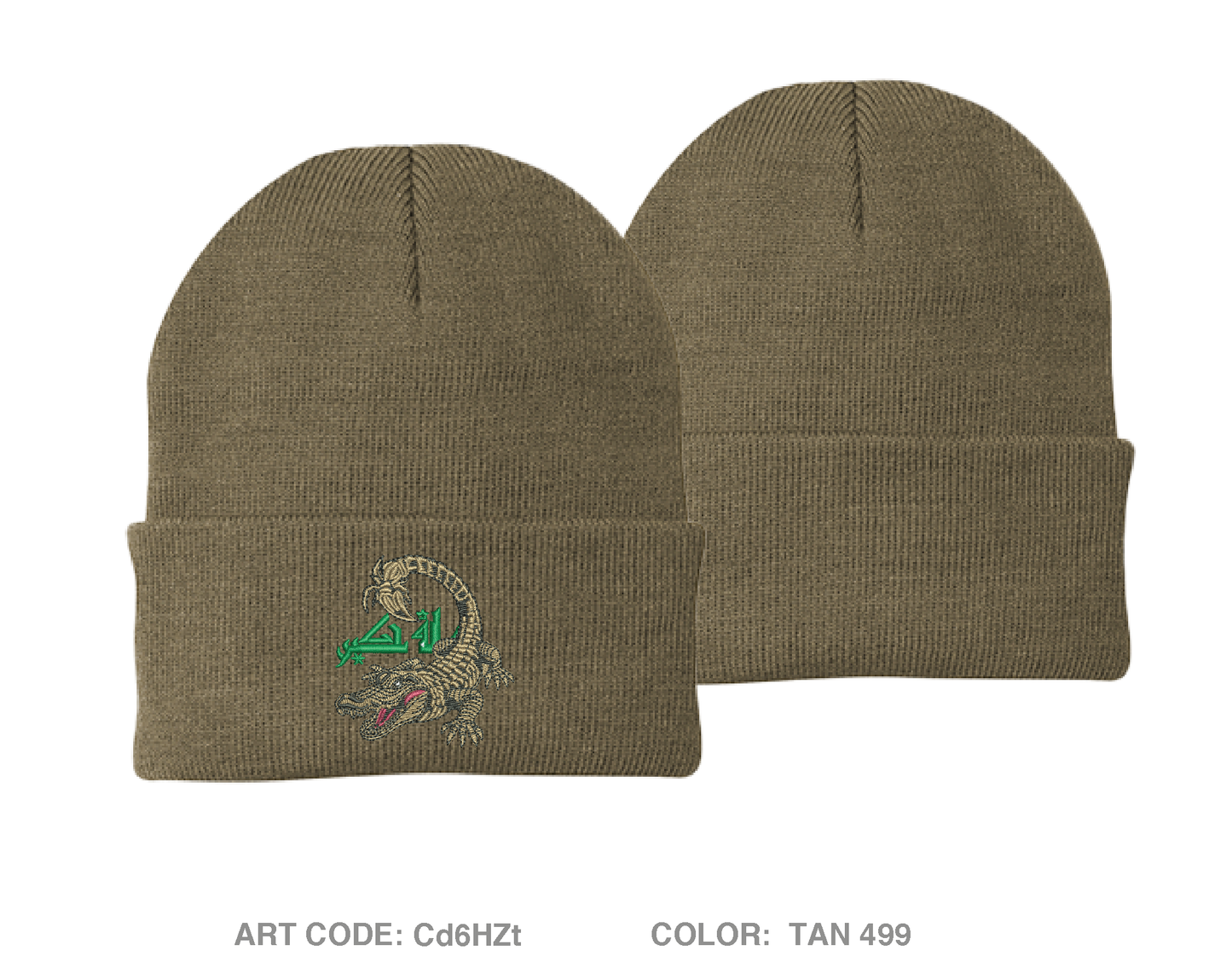 Gator Gear Embroidered Knit Beanie - Cd6HZt