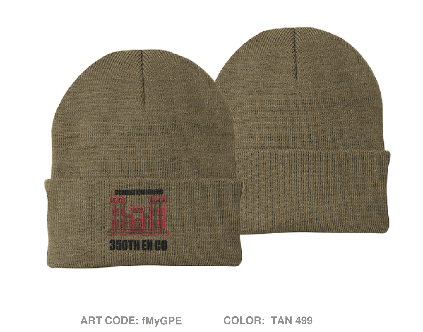 1st PLT Fundraising Collection Embroidered Knit Beanie - fMyGPE